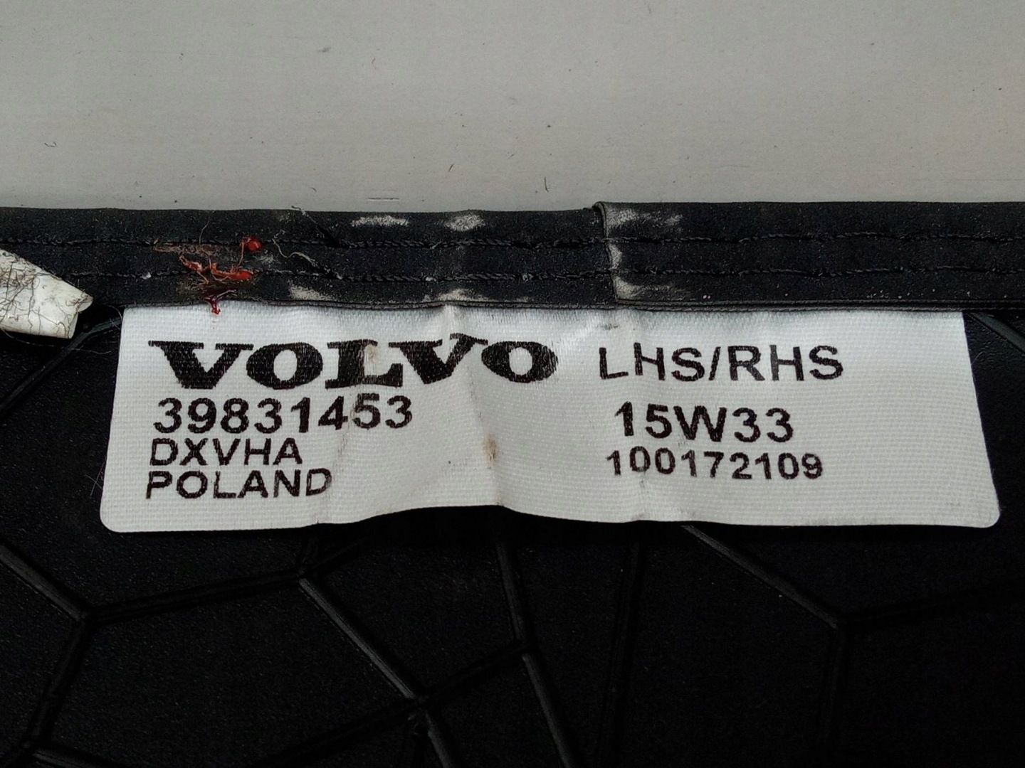 floor boot carpet OCEAN RACE mats 39831453 Volvo V40 II