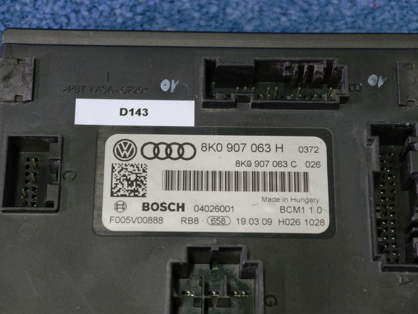 AUDI A4 B8 A5 8T Q5 8R Unité commande confort Original 8K0907063H
