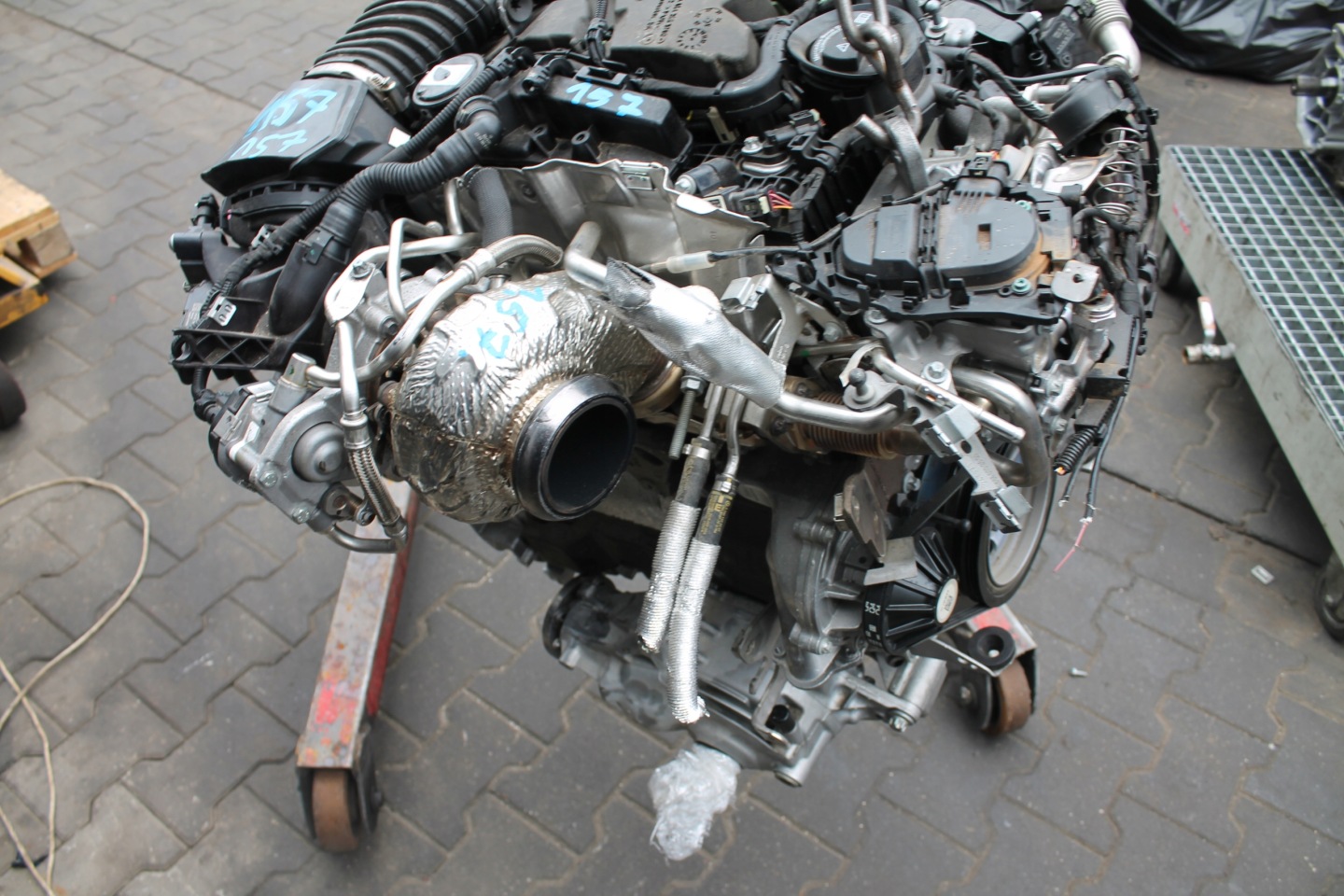 engine complete MERCEDES GLC C KLASA E KLASA 1 TURBO 4X4 654820 7TYS KM
