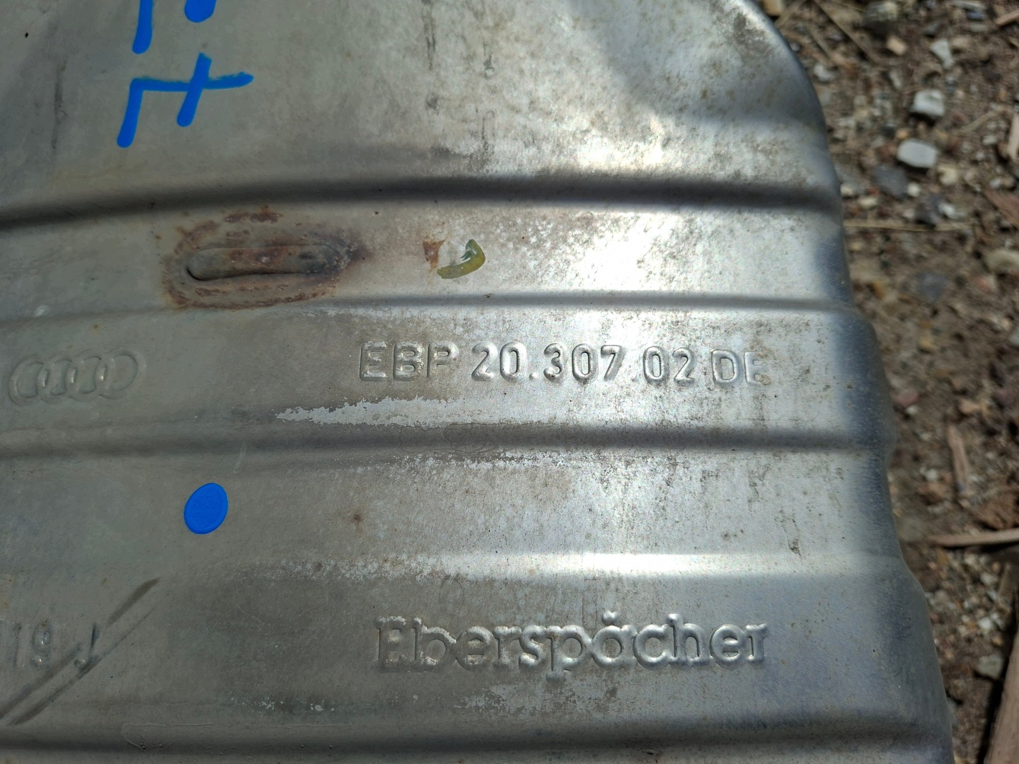 tlumik audi a4 b8 8k0253411l nr 2