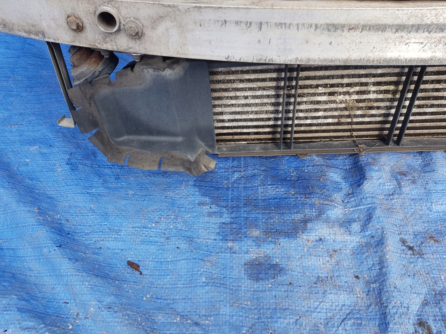 support panel for radiators radiator MERCEDES W212 LIFT 651 2.2 CDI HYBRYDA