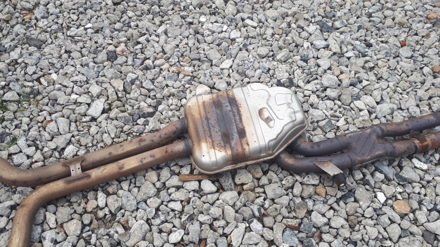 A7 4G A6 C7 muffler, exhaust UKLAD SLINE 3.0 TFSI