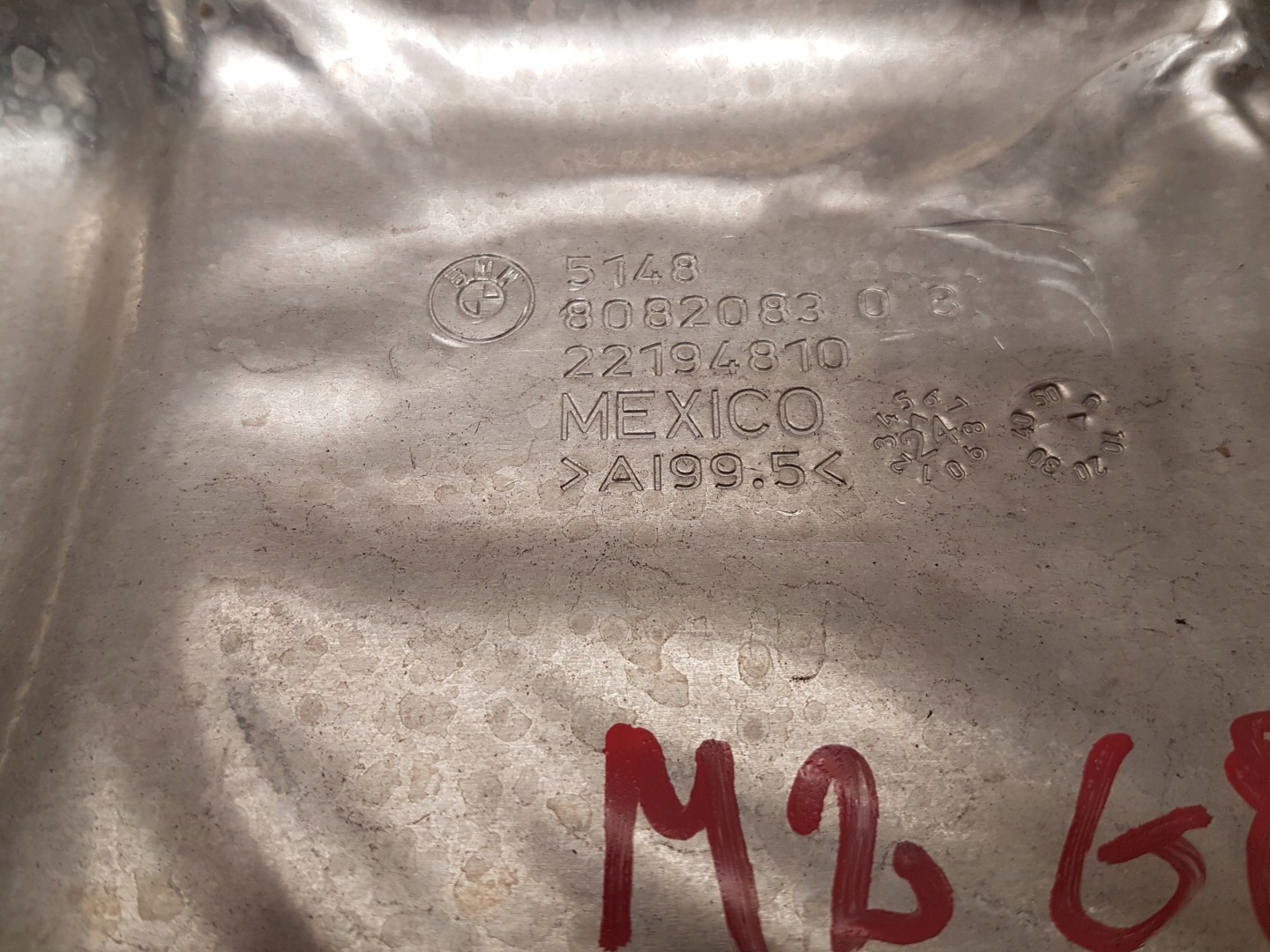 Blende Abdeckung TERMICZNA TLUMIKA BMW M2 G87 8082083