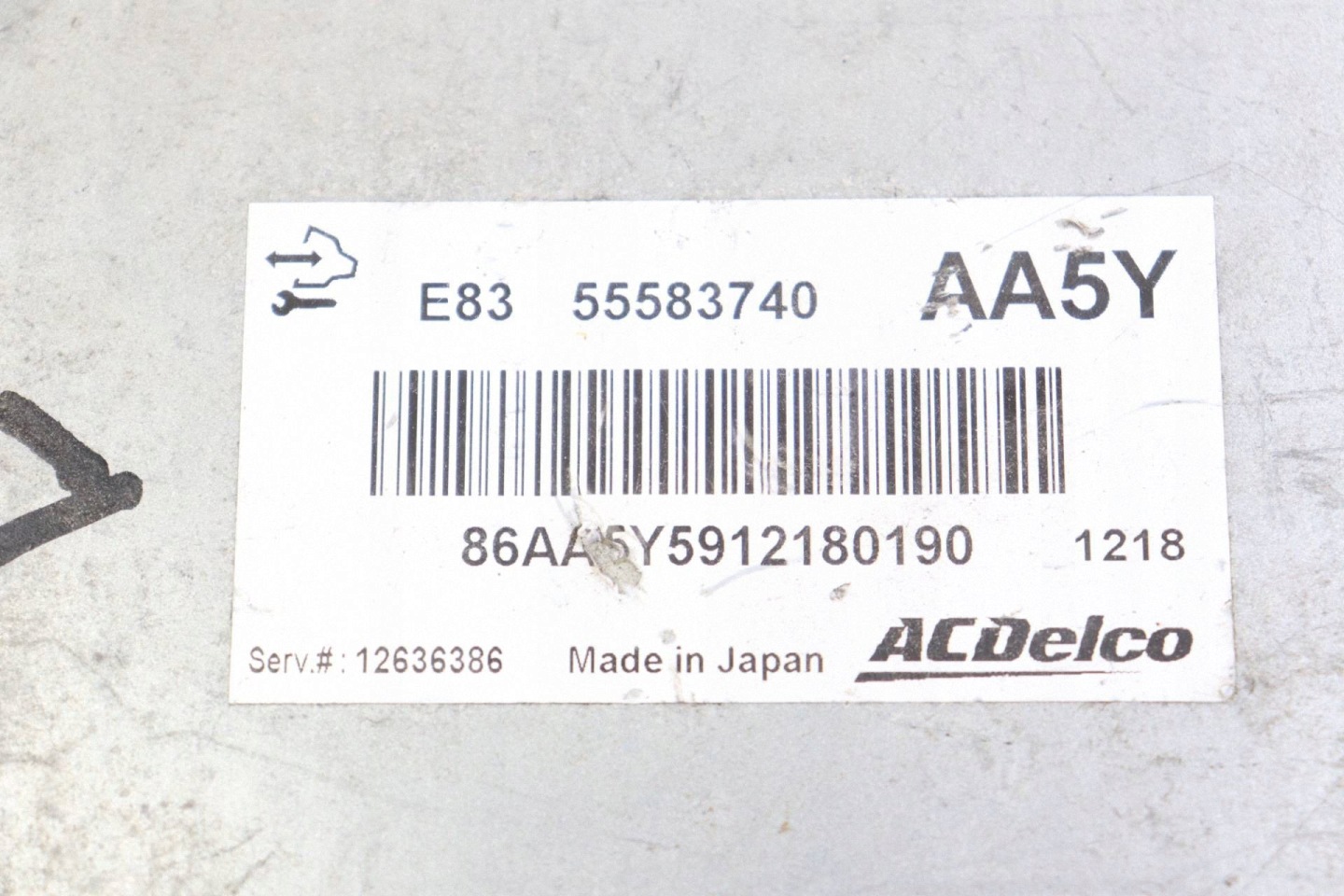 OPEL CORSA D module unité de commande électronique uce moteur 1.2 55583740 12636386