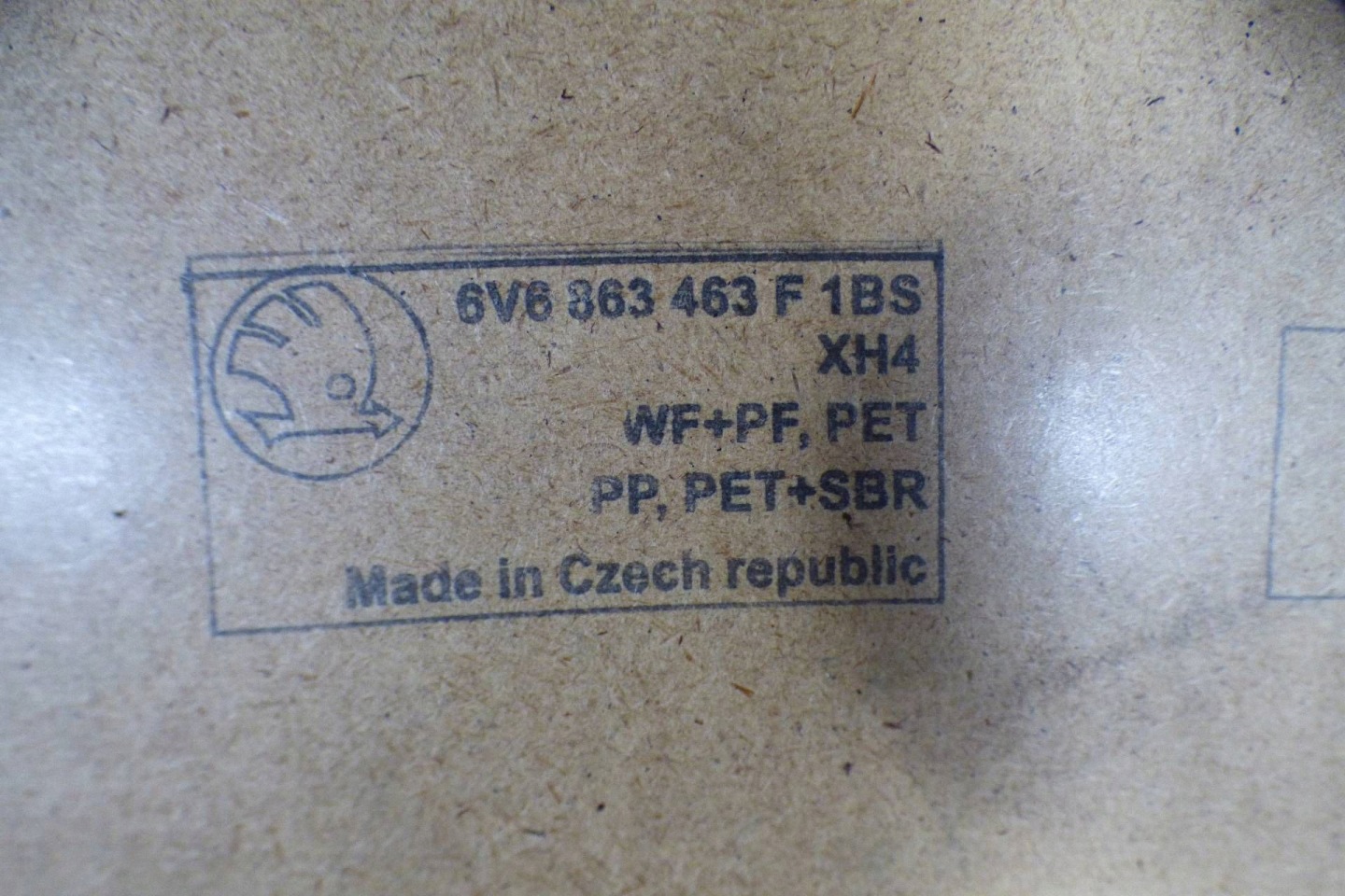 Skoda Fabia III HB mats boot 6V6863463F st.BDB