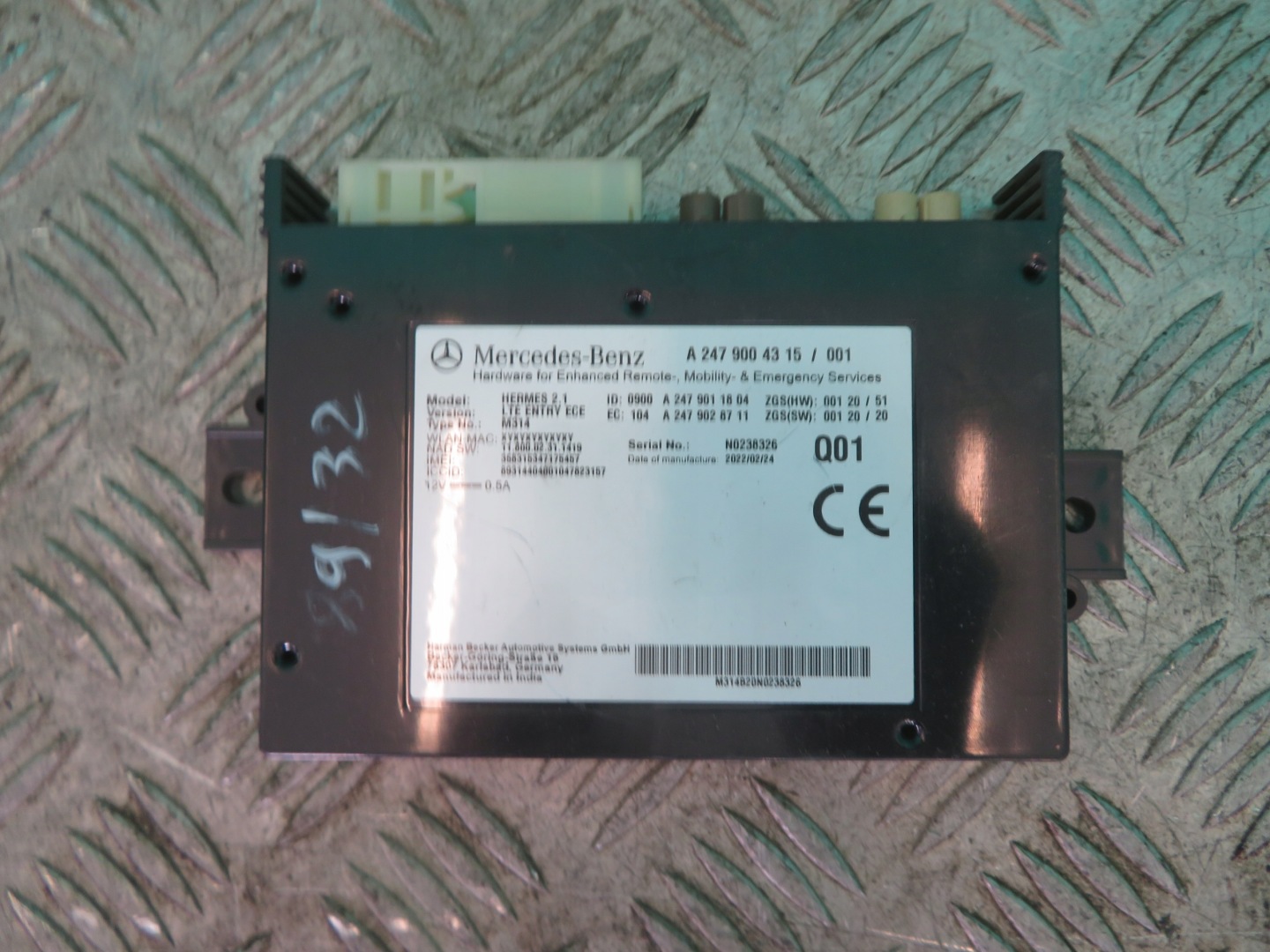 module control unit KOMUNIKACJI MERCEDES SPRINTER W906 21R A2479004315