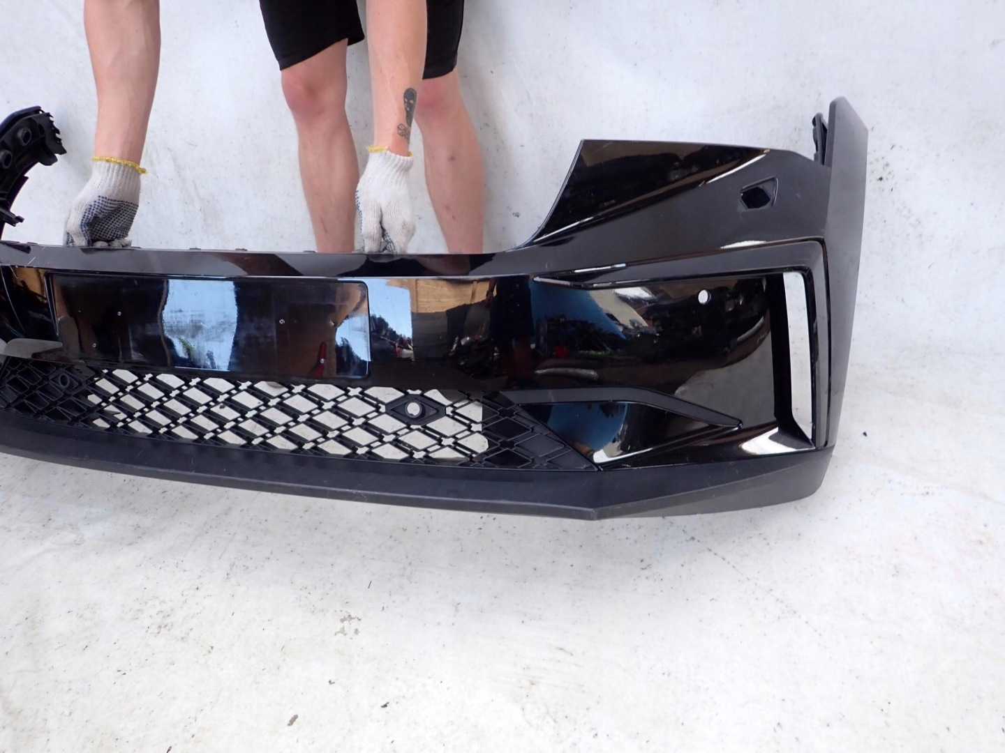 SKODA ENYAQ iV 5LA 20- bumper front front PDC