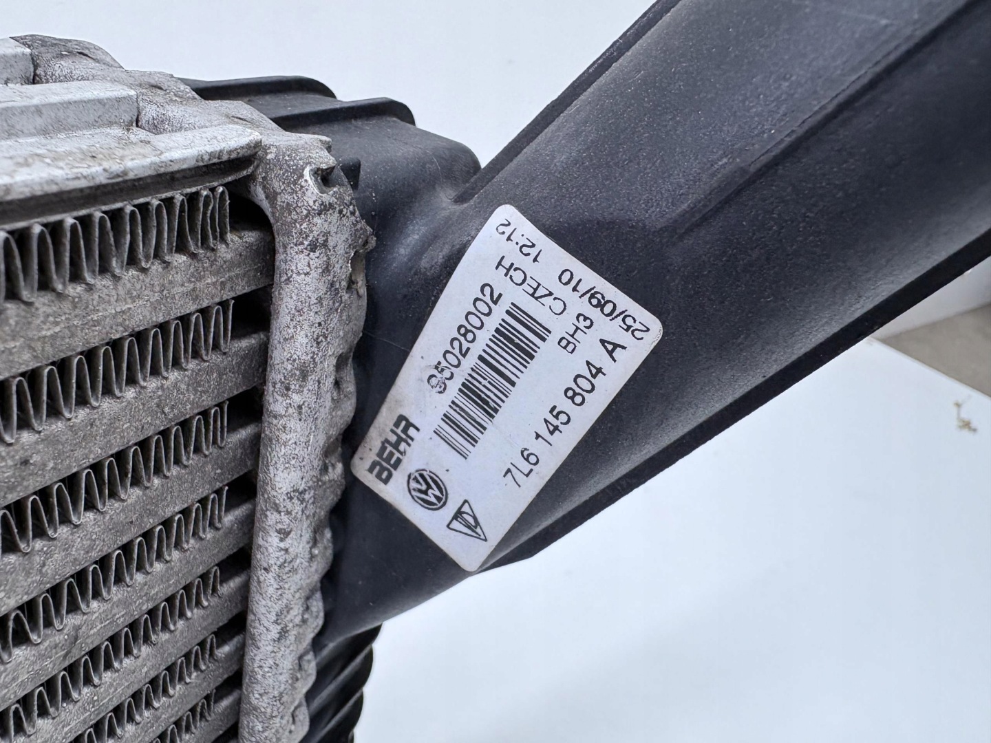 intercooler right PORSCHE CAYENNE II 3.0 TDI 7L6145804A