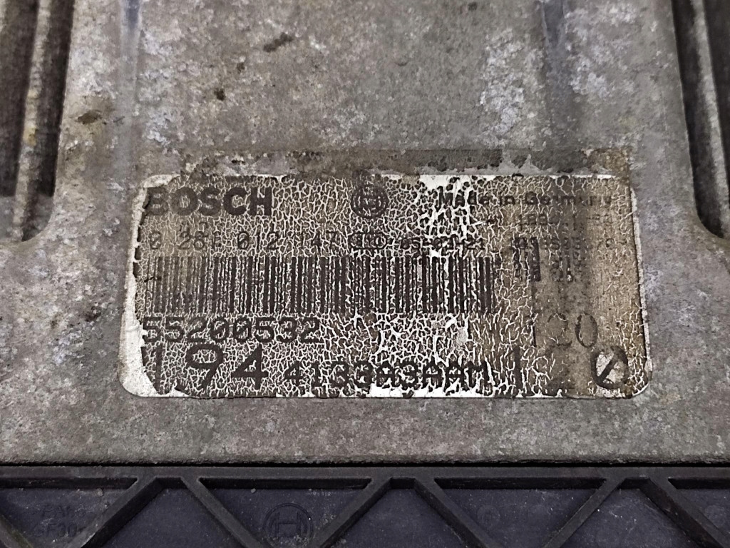 FIAT CROMA 1.9 JTD control unit of the engine 55200532
