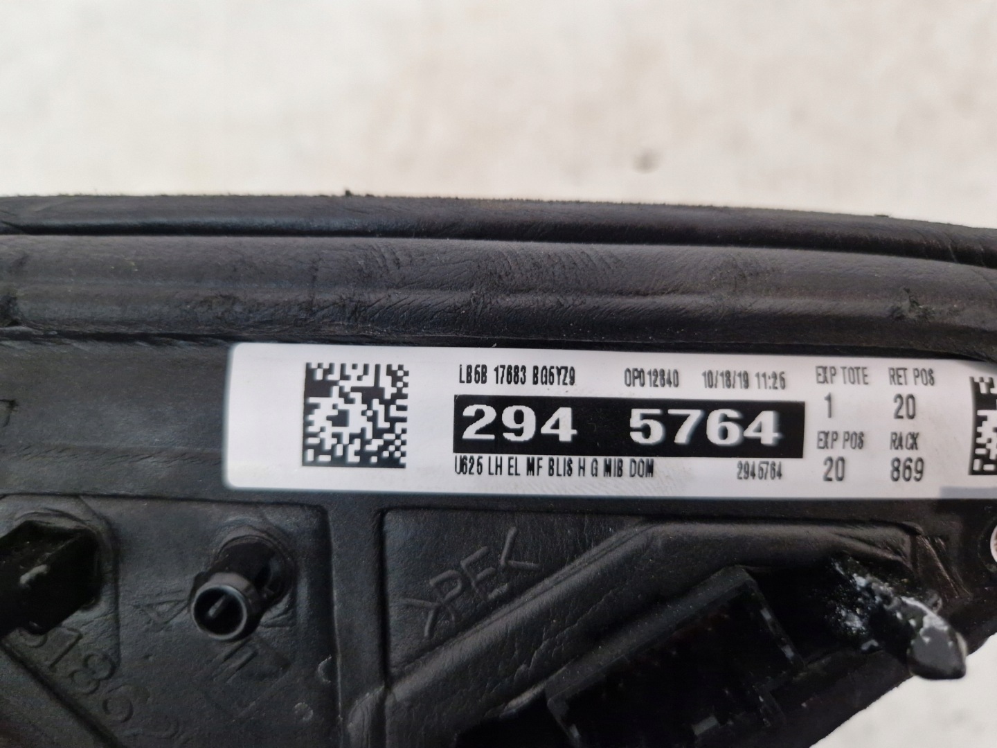 FORD EXPLORER VI 6 mirror exterior left 8 PIN LB6B 17683 BQ6YZ9