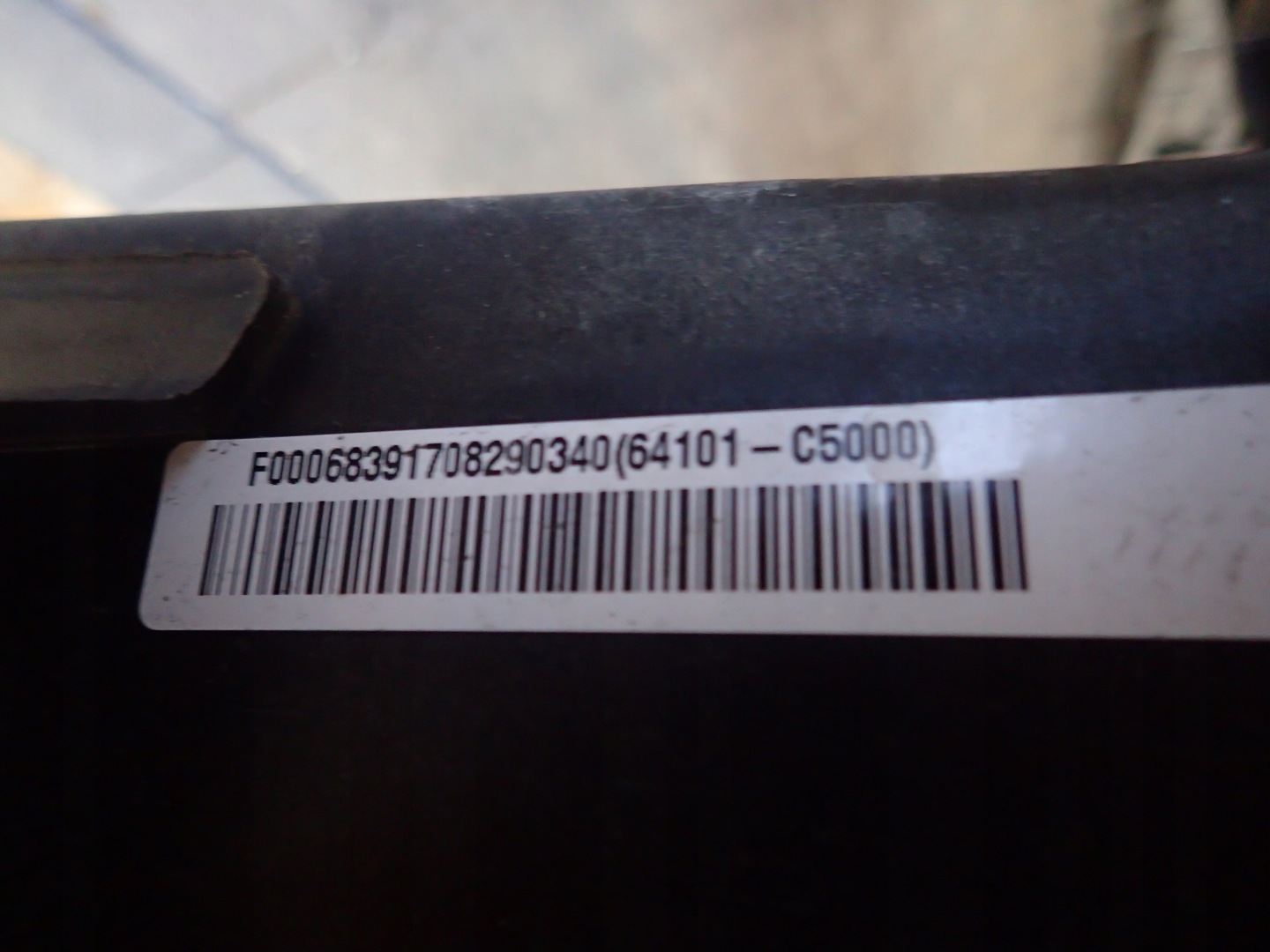 support panel for radiators KIA SORENTO III 15
