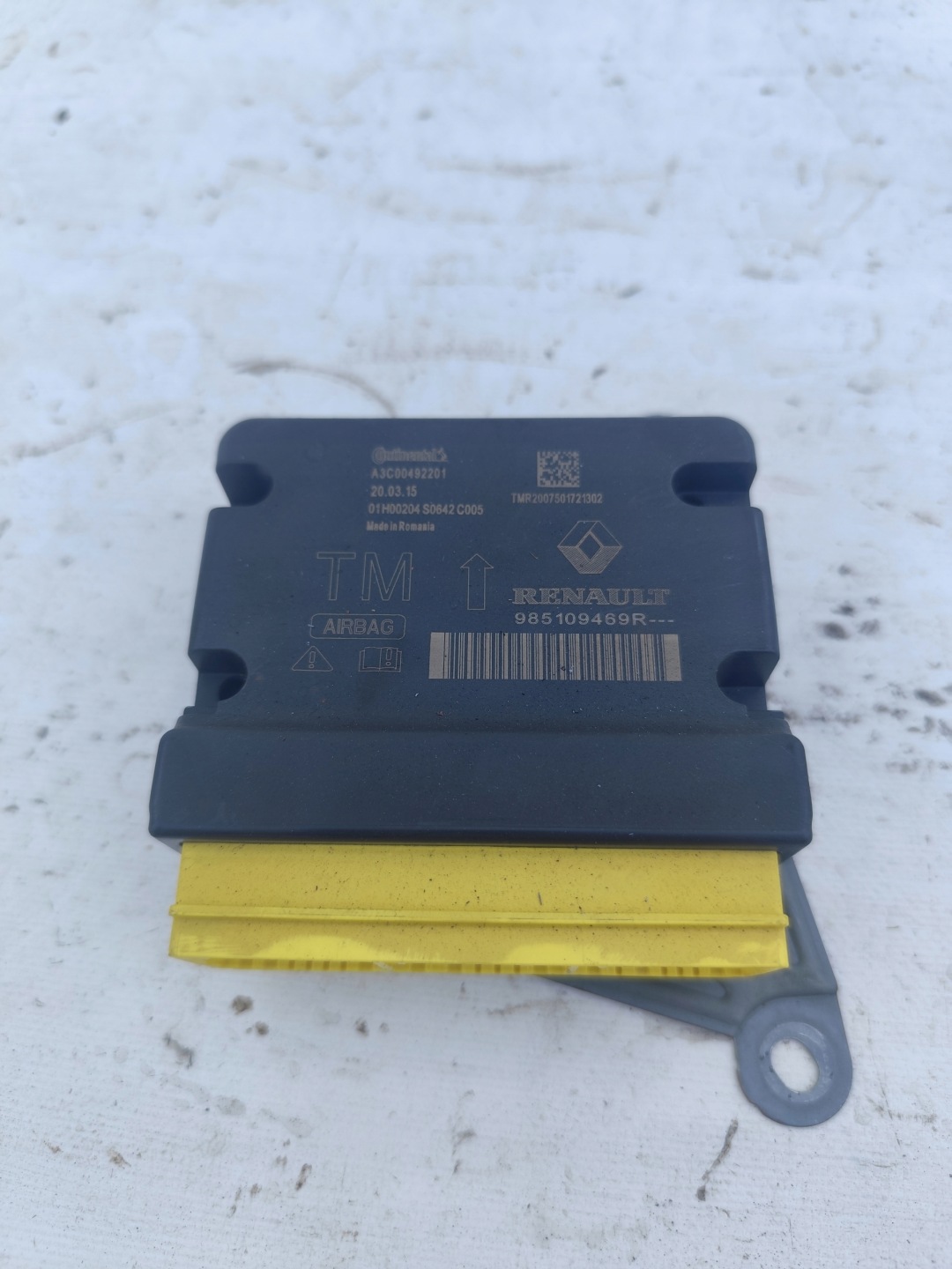 RENAULT CLIO V 5 SENSOR modul AIRBAG DEMONTAZ