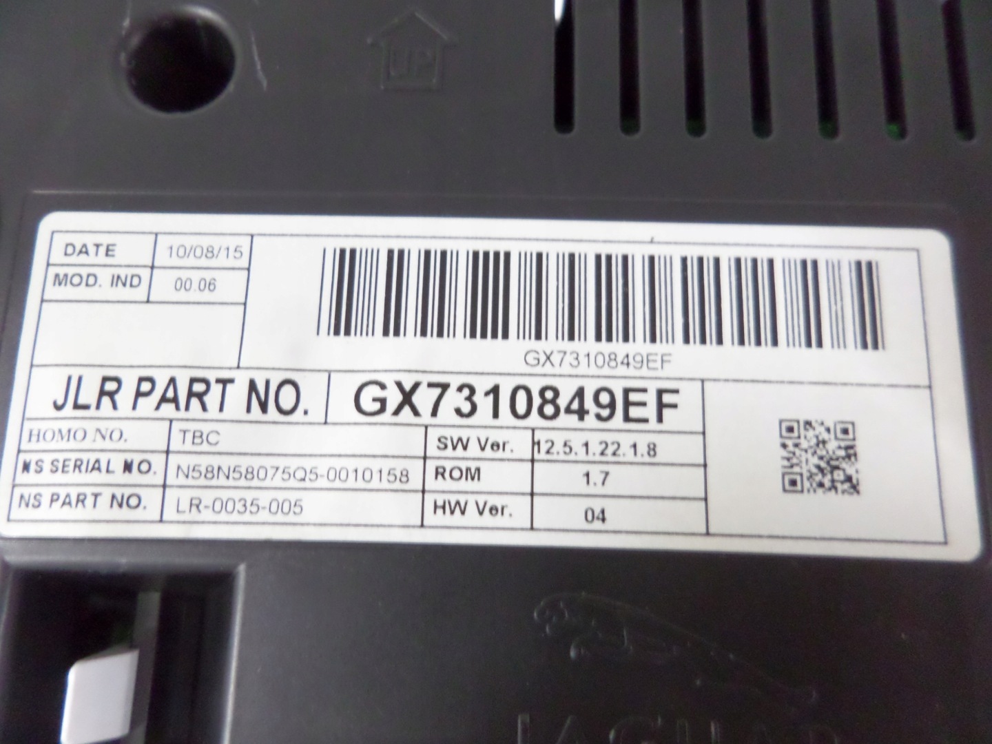 dials dials JAGUAR XE X760 15