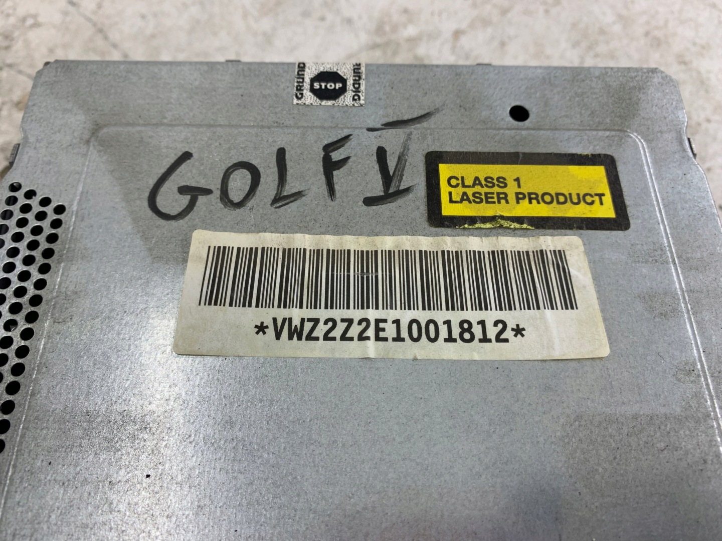 VW GOLF V RADIO radio CD