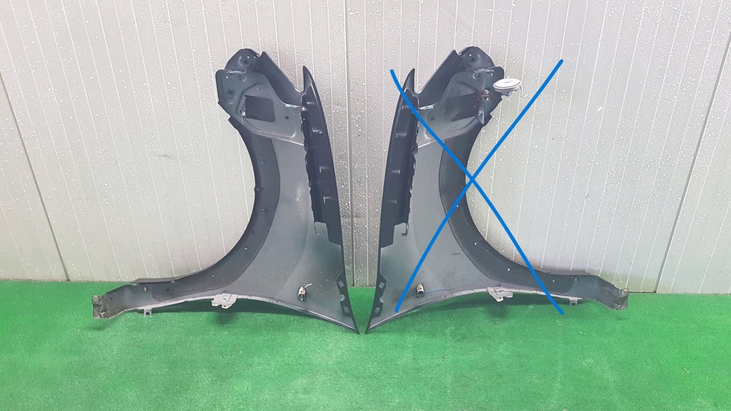 fender right front+support +moulding DACIA SANDERO STEPWAY II 12-20 LAK: TEKNA