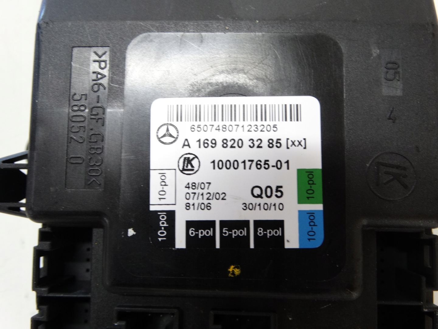 module control unit door right rear part MERCEDES W169