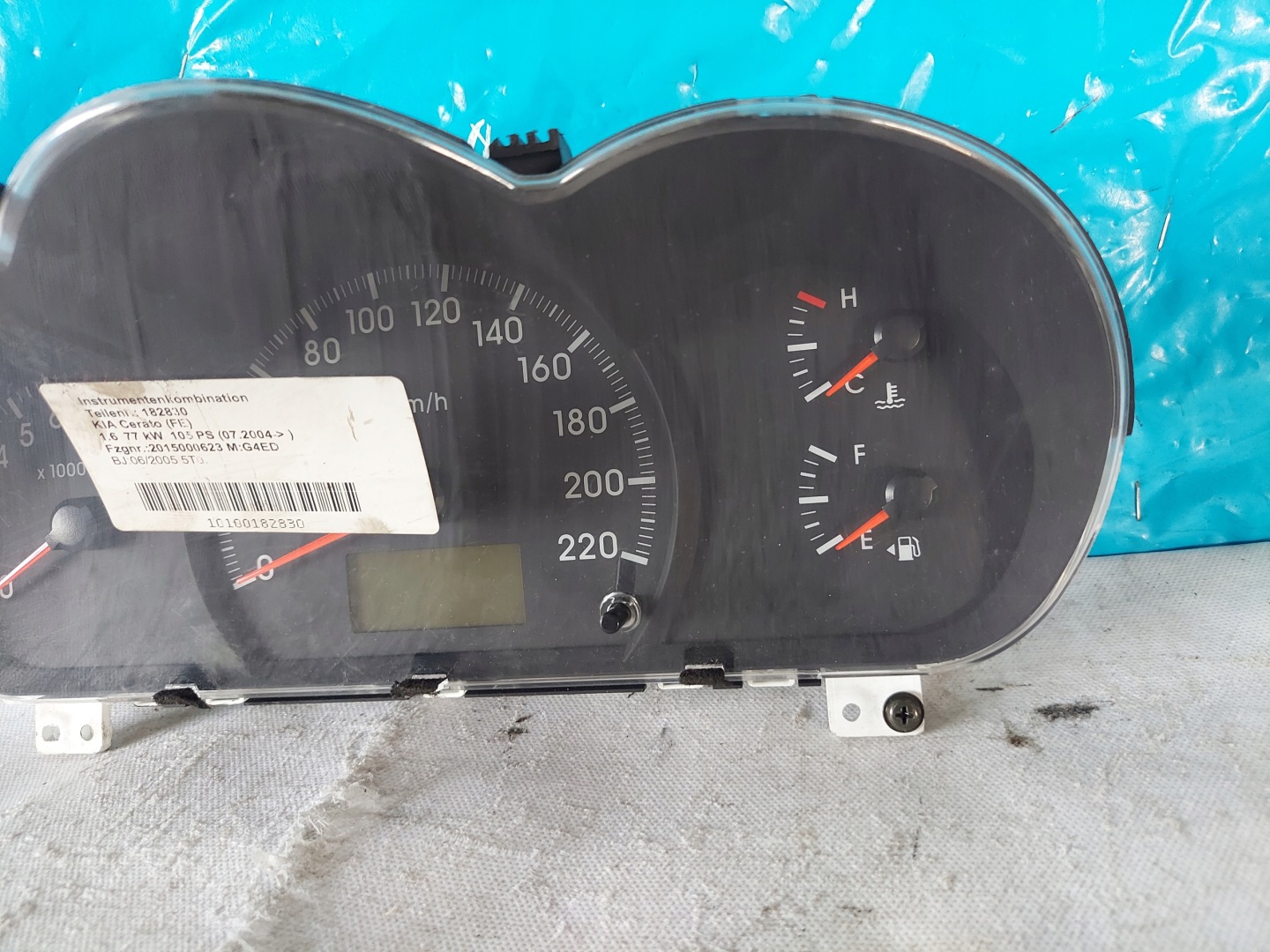 dials clock KIA CERATO 1.6 B FE 940032F260