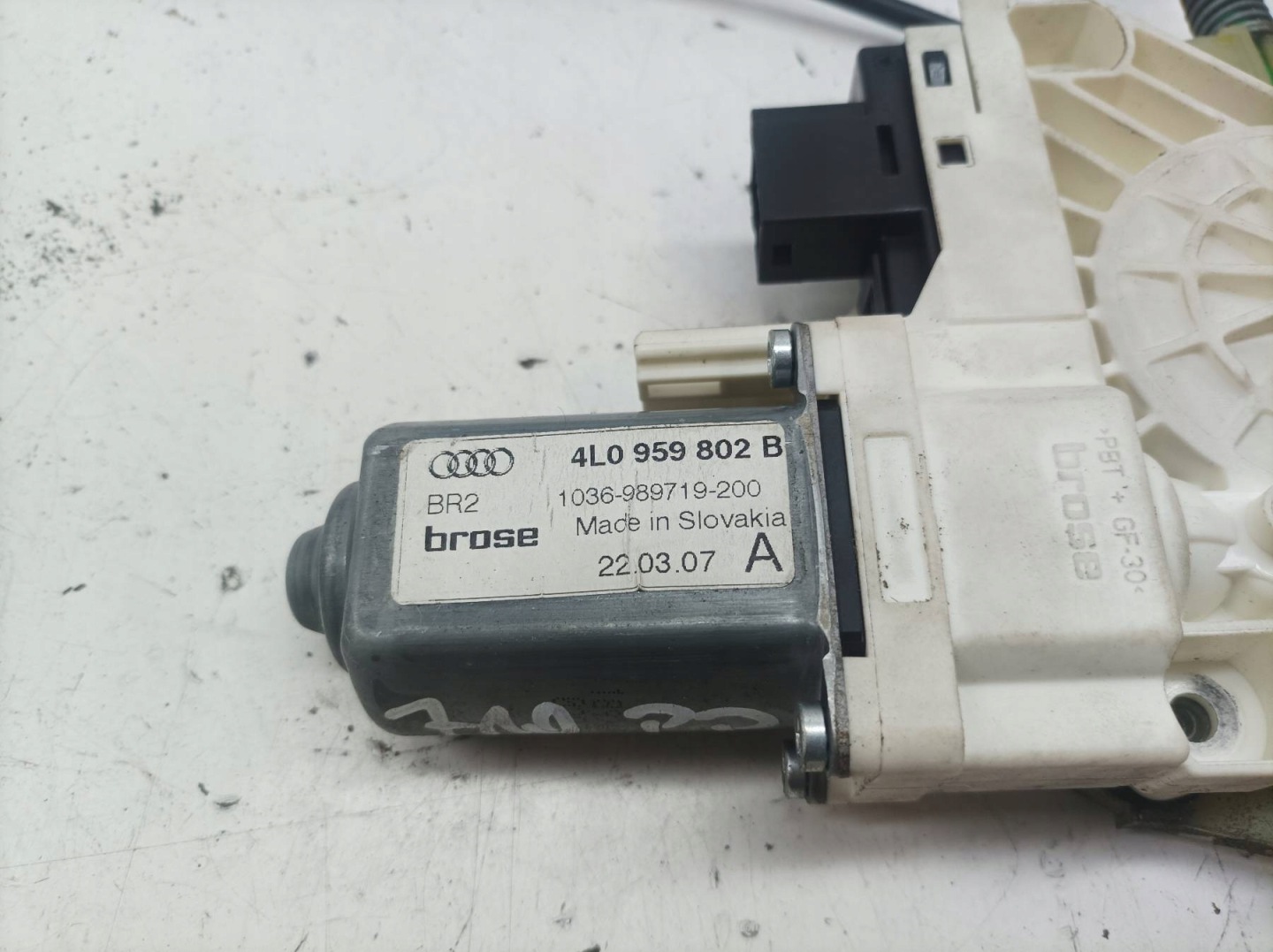 mechanism windows right front EU 4L 4L0959802B Audi Q7 and (2005-2015)