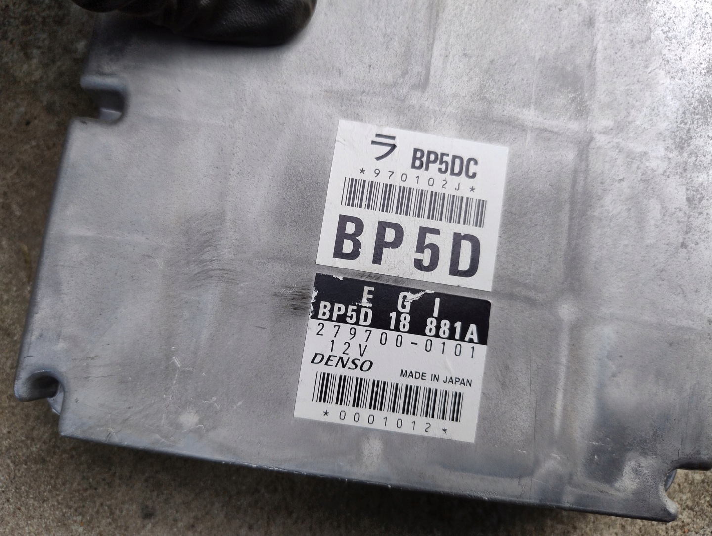 computer control unit MAZDA MX-5 279700-0101 BP5C