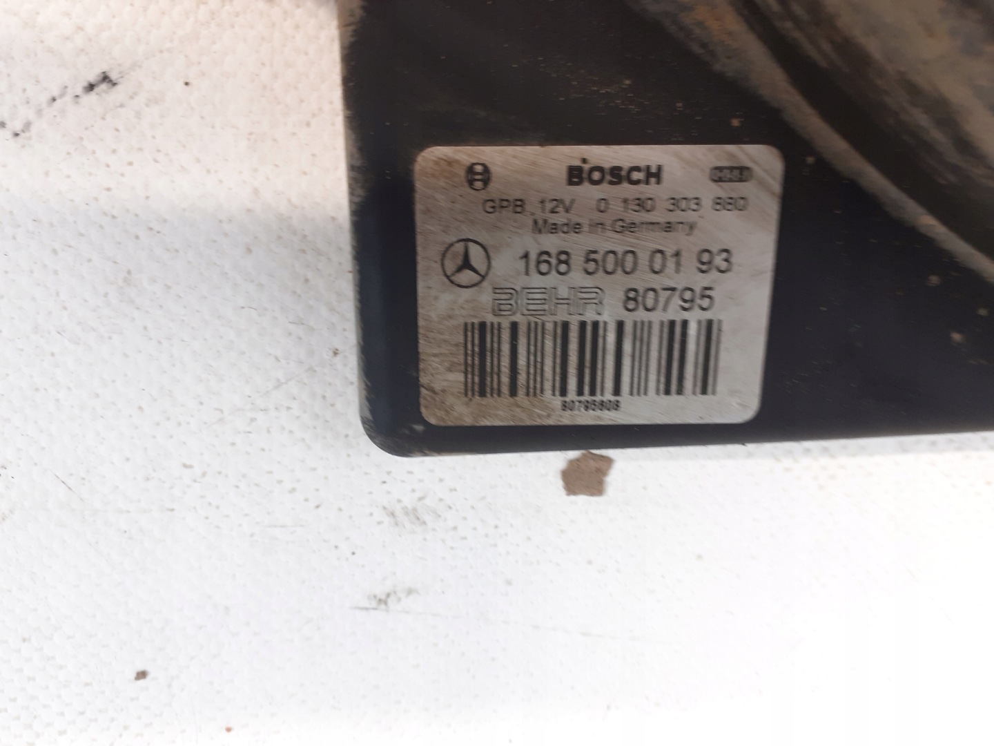 ventilátor chladiče z obal Mercedes W168 1,7