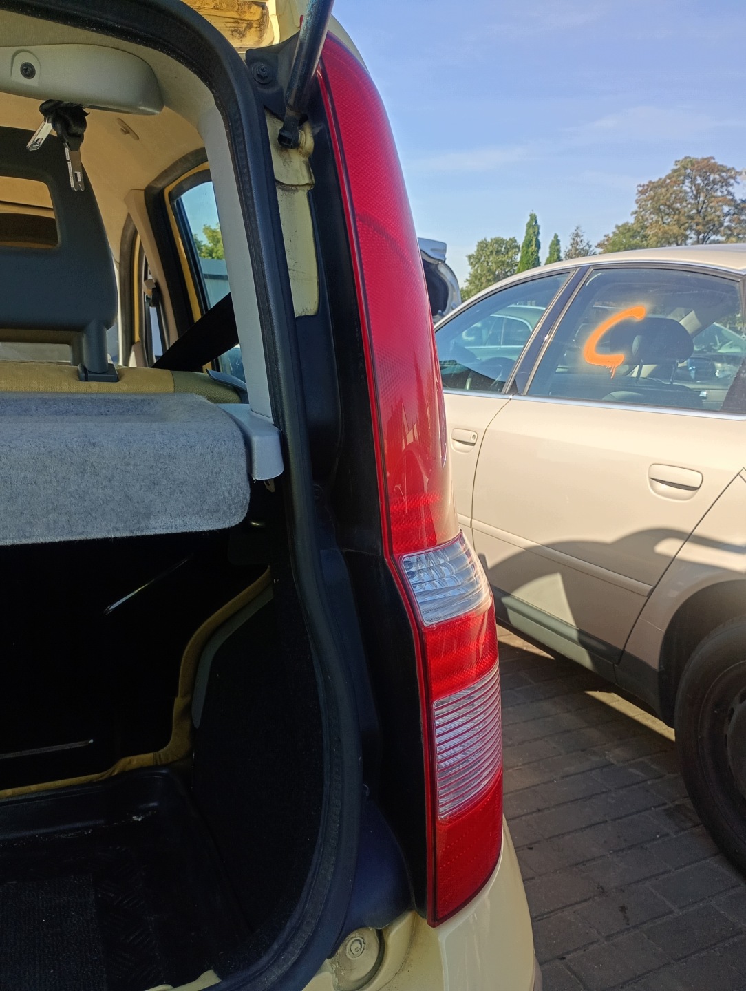 light left rear rear part Fiat Panda 2 II 03-09