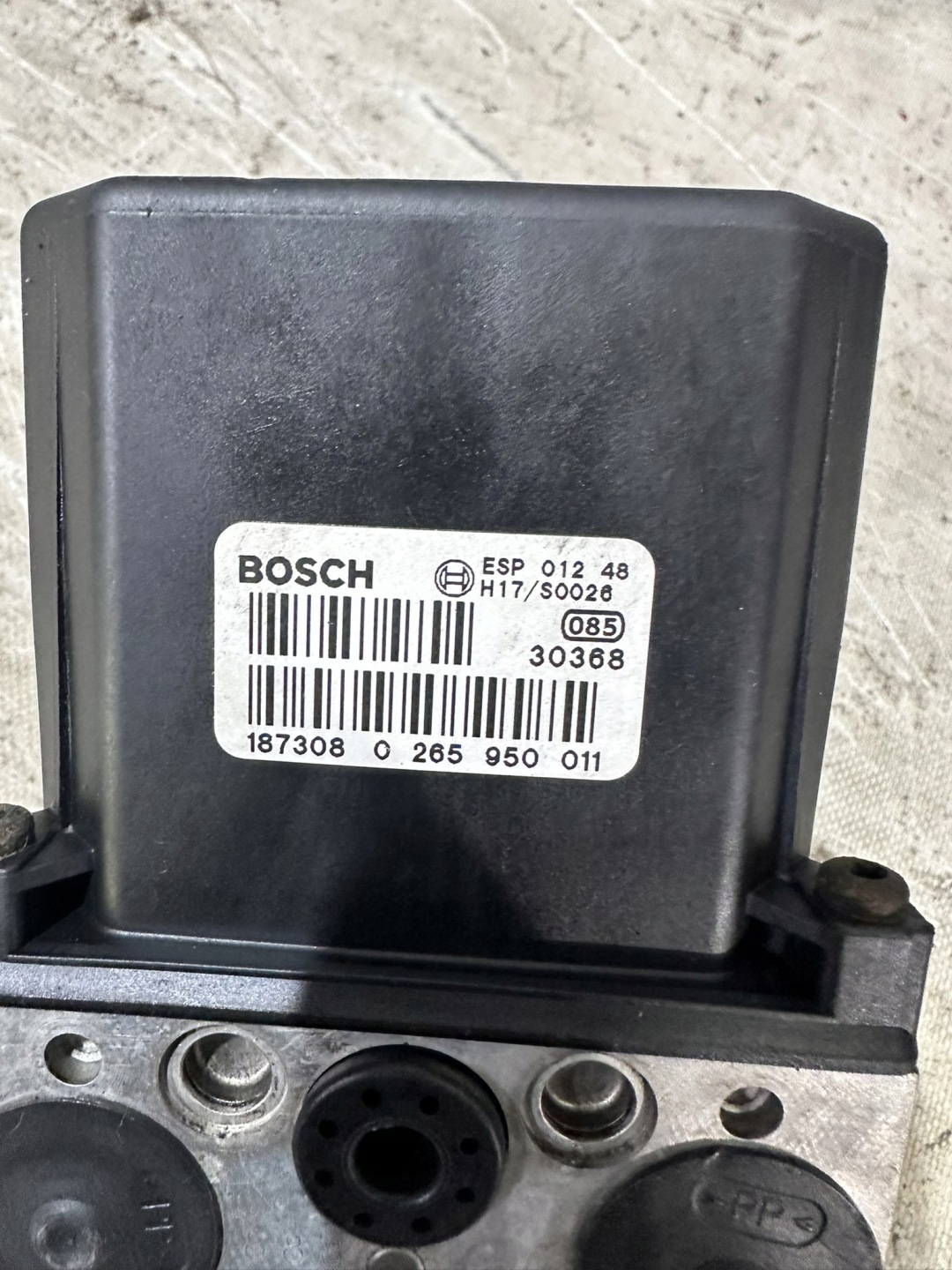 pompe ABS AUDI A4 B6 1.9TDI 0265225048
