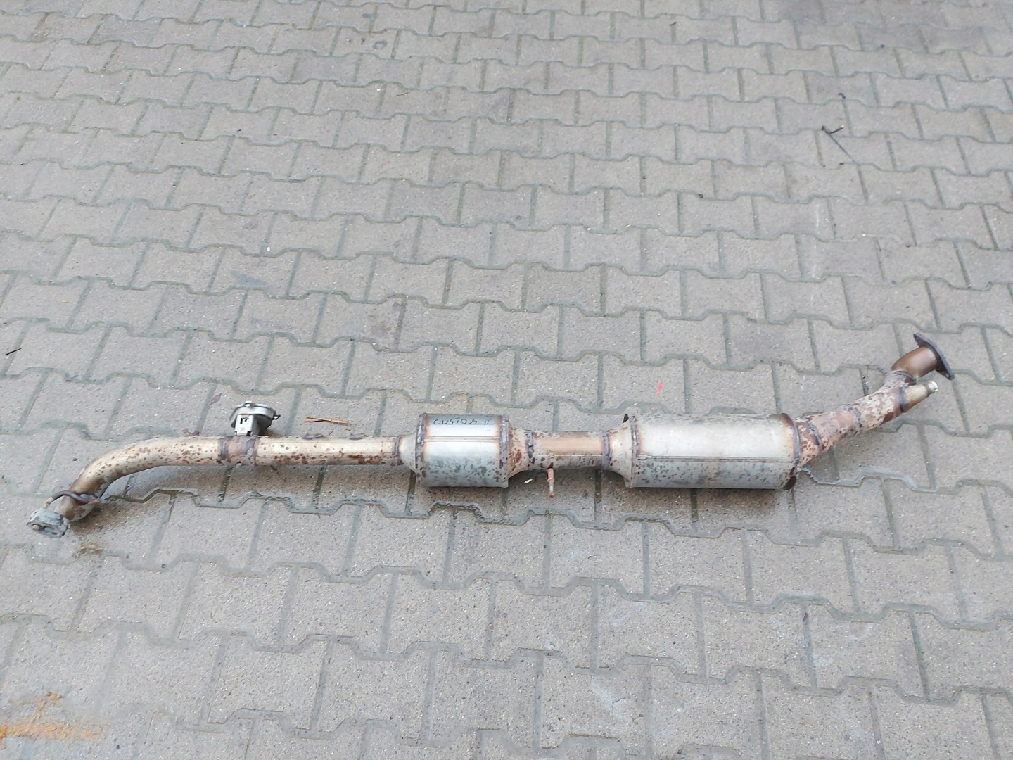 Transit Custom II 2024 tlumik catalyst pipe 2.0d pz31-5f297-jb