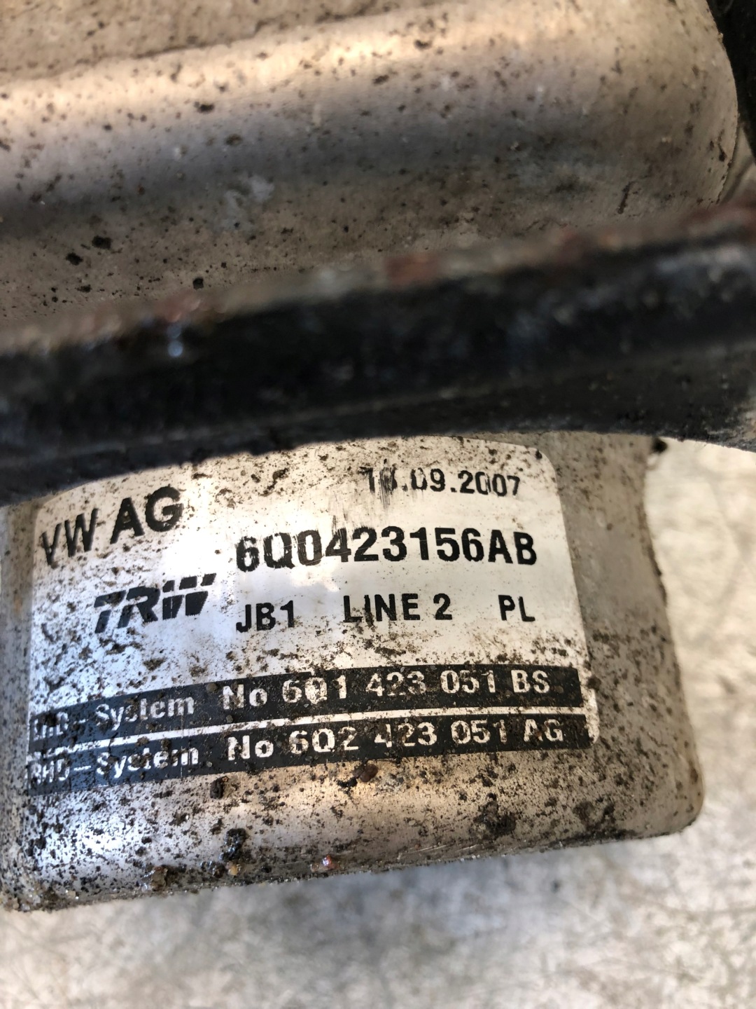 servo pump SKODA ROOMSTER 6Q0423156AB