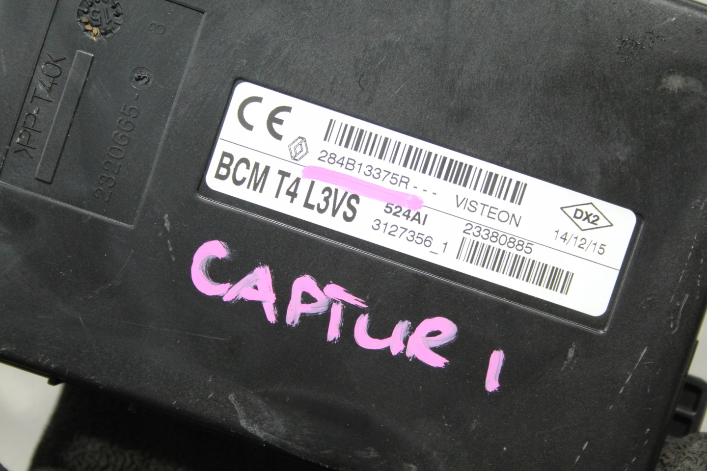 module control unit BCM RENAULT CAPTUR and 1 284B13375R