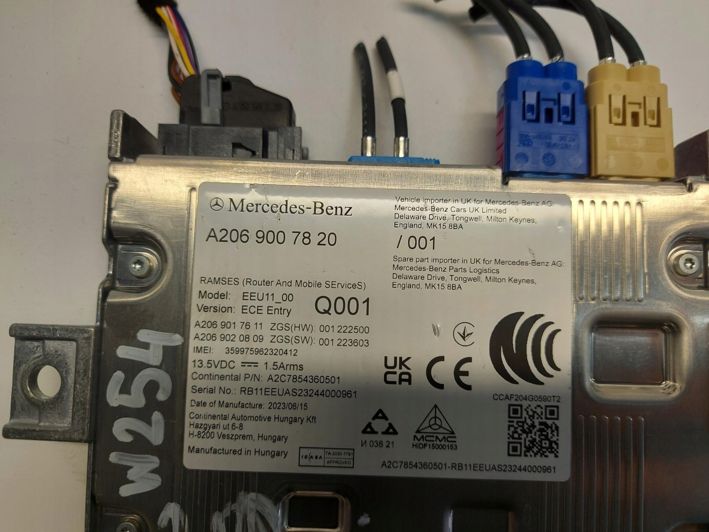 Mercedes W254 GLC 220d module control unit TELEMATIC A2069007820