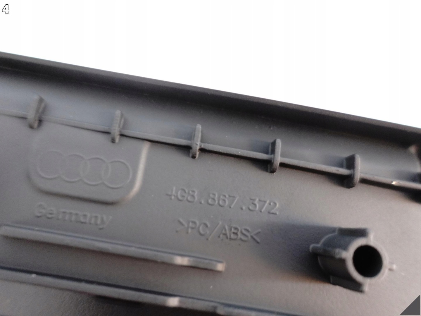 AUDI RS7 S7 A7 4G8 10-18 POIGNÉE PORTIÈRE PRAWYCH ARRIÈRE COMMANDES CENDRIER
