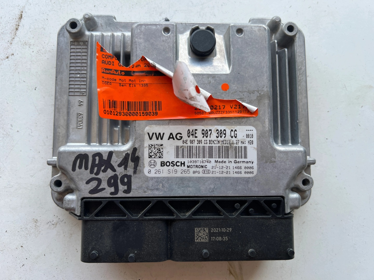 AUDI Q3 DGEA 1.4 TSI 04E907309CG 0261S19265 1039T16740 computer Originale