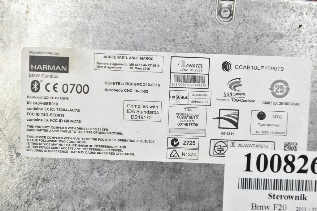 Bedienteil modul BLUETOOTH 6434-BEB019 BMW F20 11-15