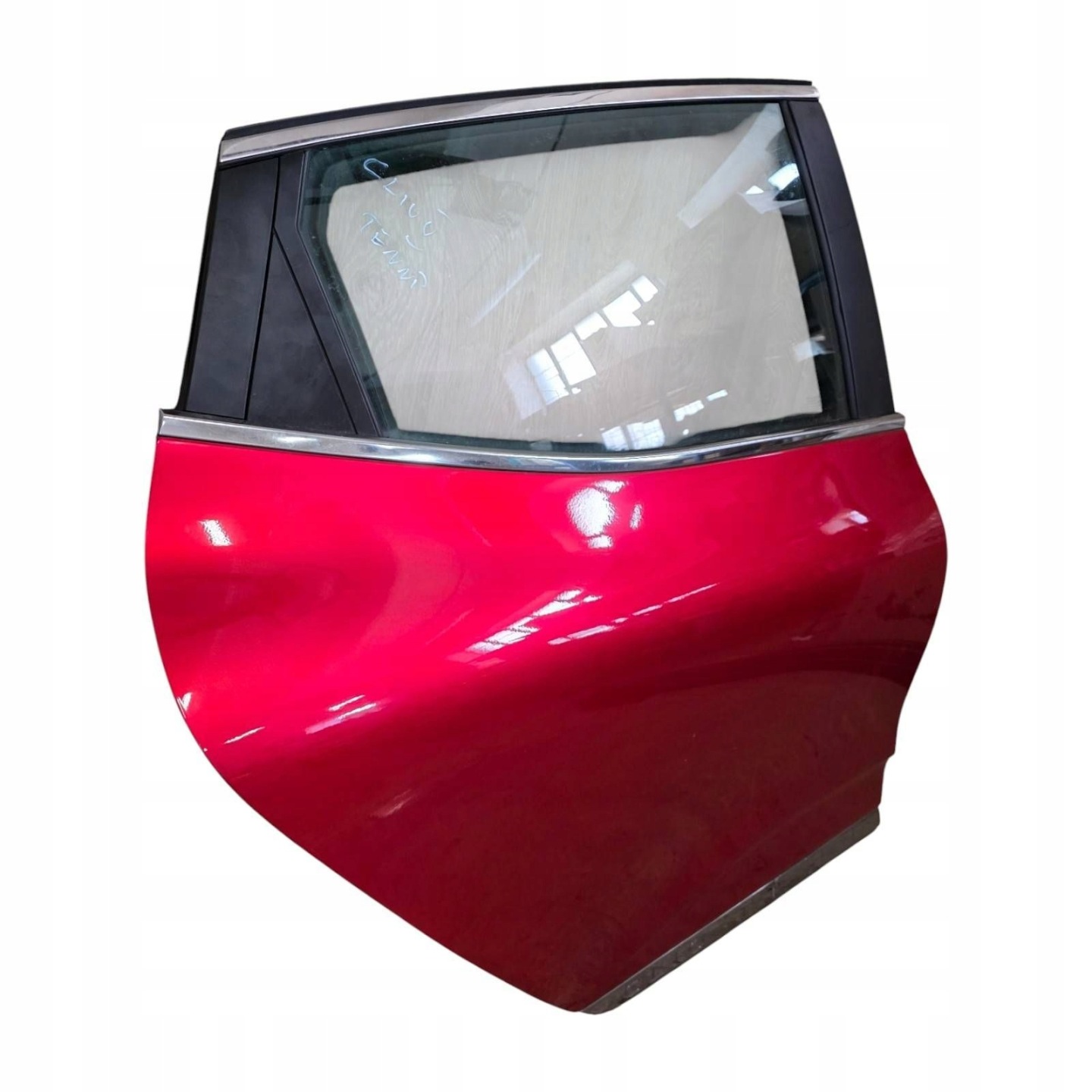 door rear. rear part right complete RENAULT CLIO V 5 TENNP FLAME RED