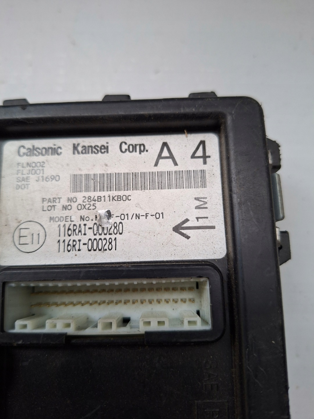 Unité commande confort NISSAN 116RAI-000281