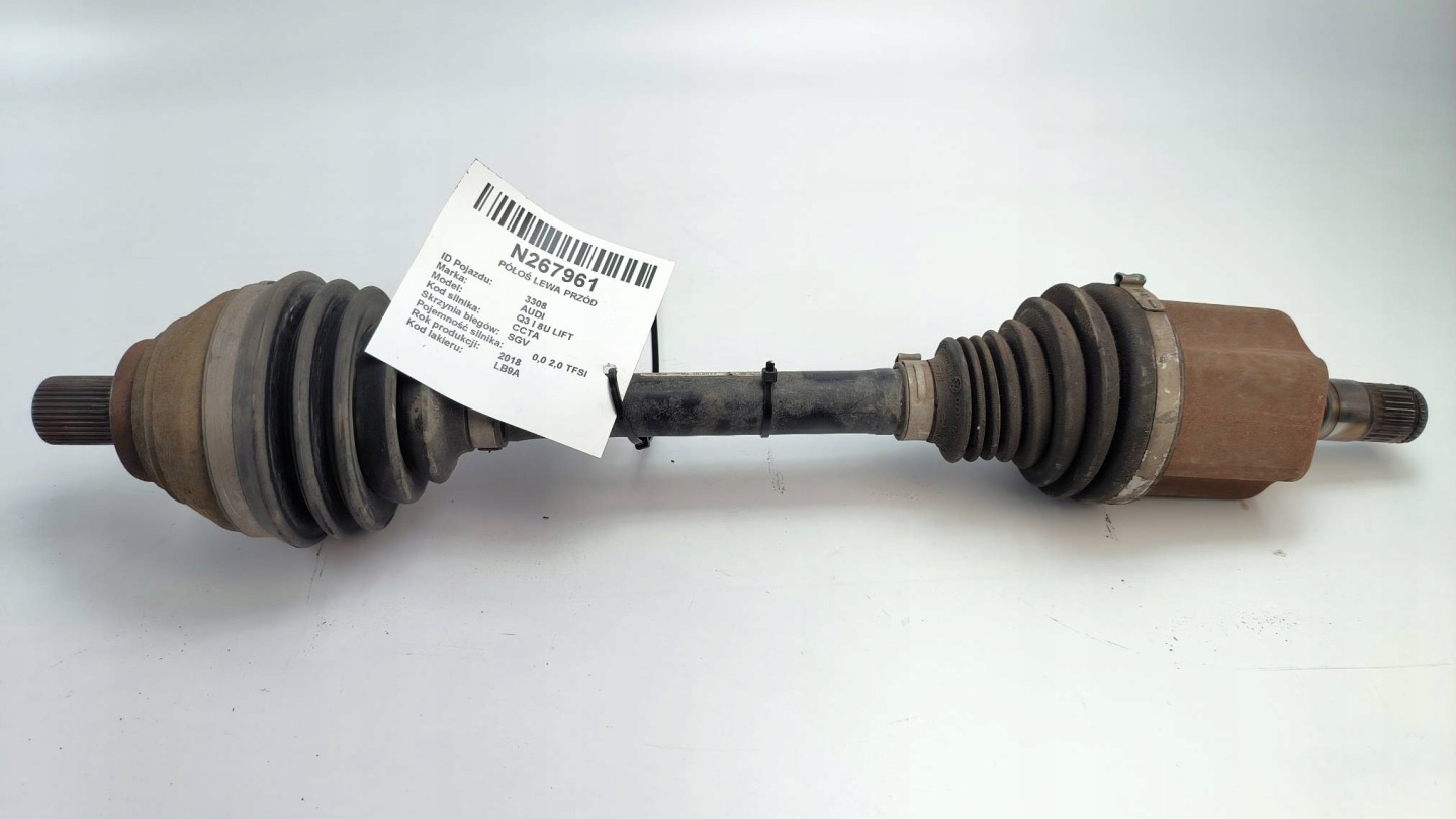 semi-axis left front AUDI Q3 and 8U LIFT