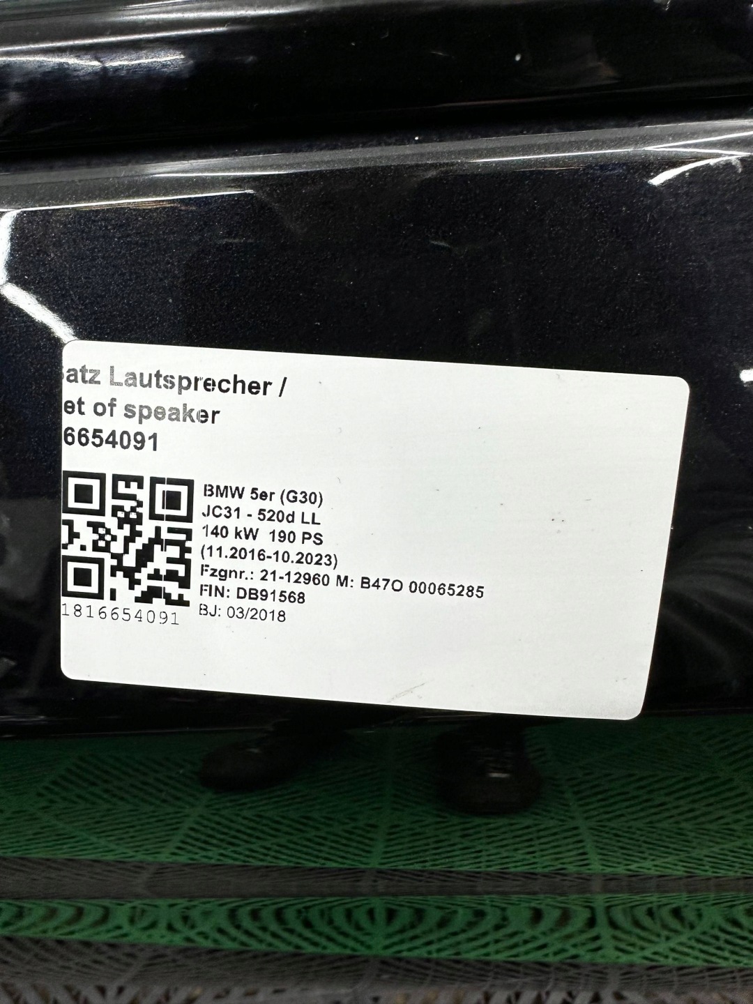 Tür vorne vorne BMW 5 G30 G31