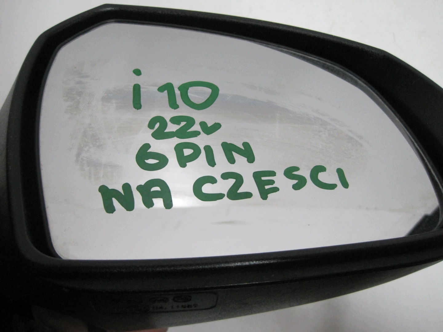 mirror right HYUNDAI I10 22R 6PIN for CZESCI