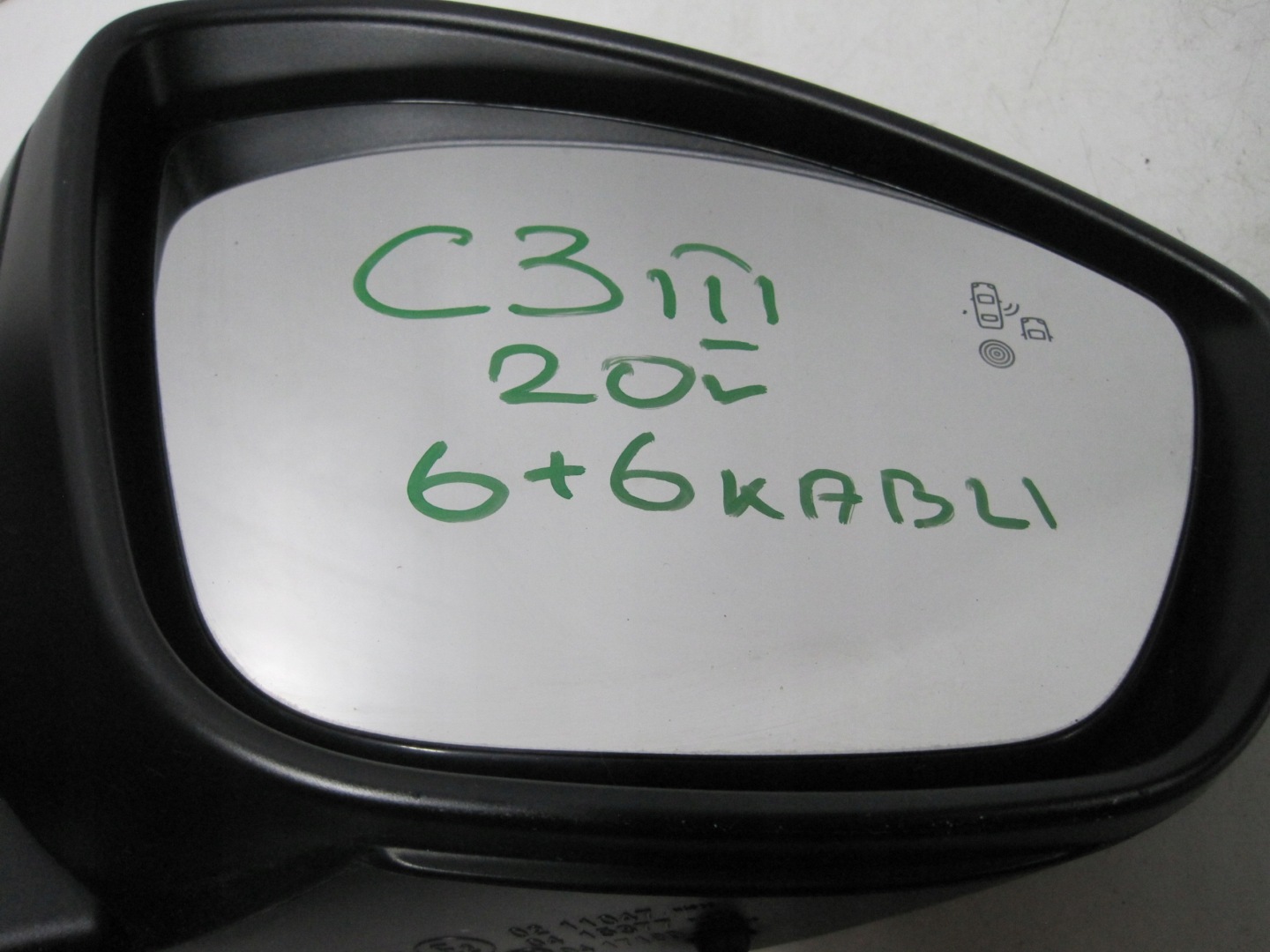 mirror Citroen C3 III 20R right