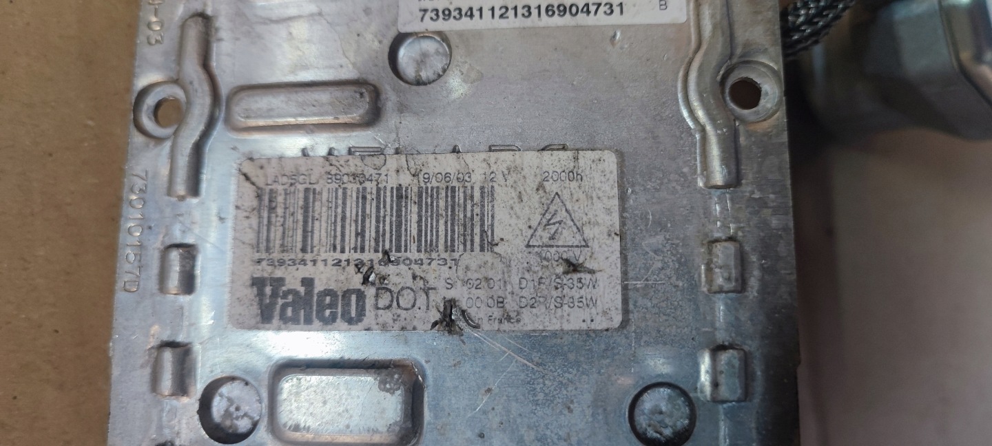 RENAULT LAGUNA II control unit XENON KSENON right + STARTER coil