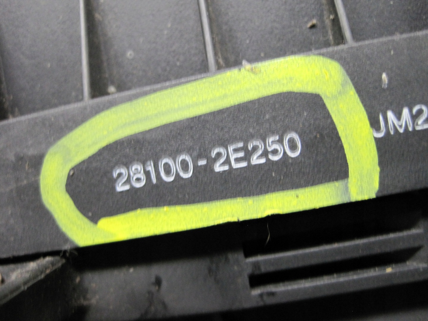 Gehäuse filter HYUNDAI TUCSON und 28100-2E250