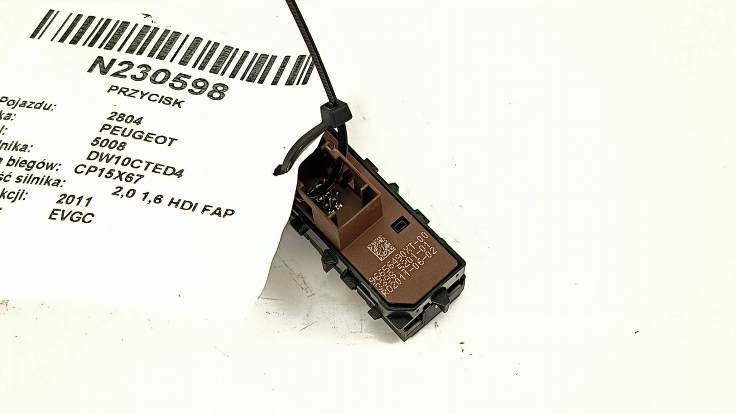 button ESP 96656490XT-00 PEUGEOT 5008