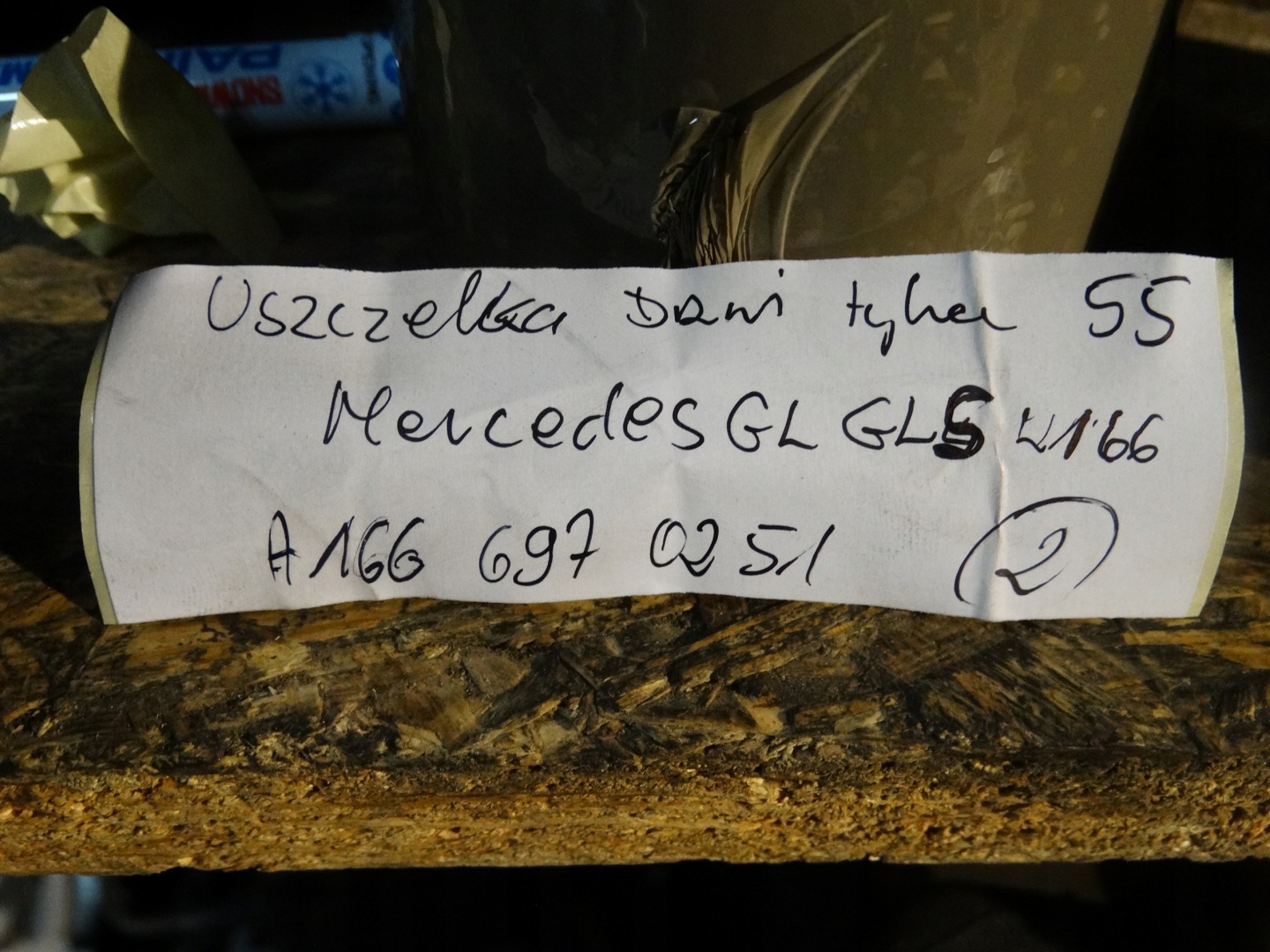 IDEAL Dichtsatz Tür hinten MERCEDES GL GLS W166 1