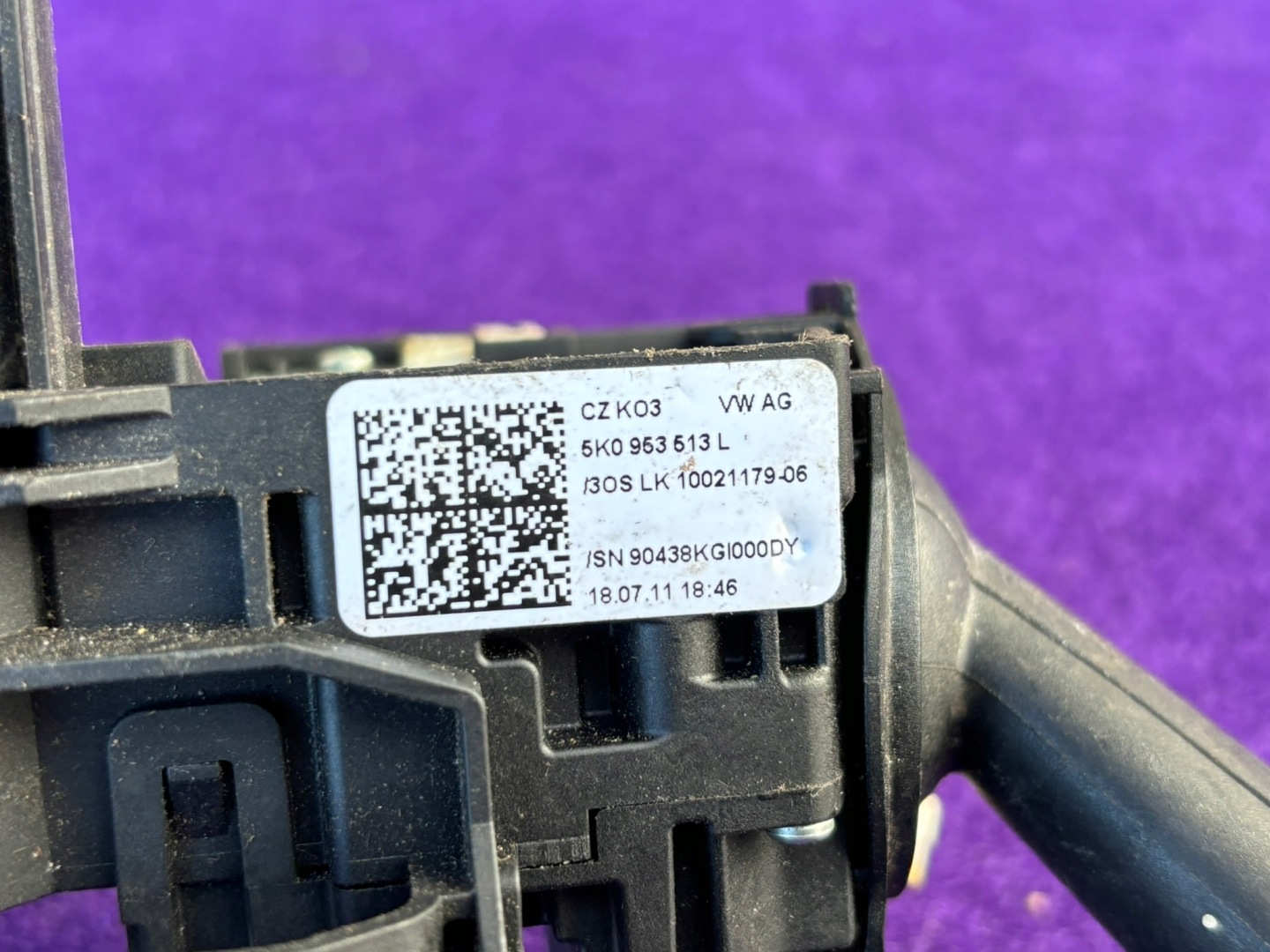 MANETKA COMMANDES VW GOLF 6 VI 5K0953513L KA1/HB668