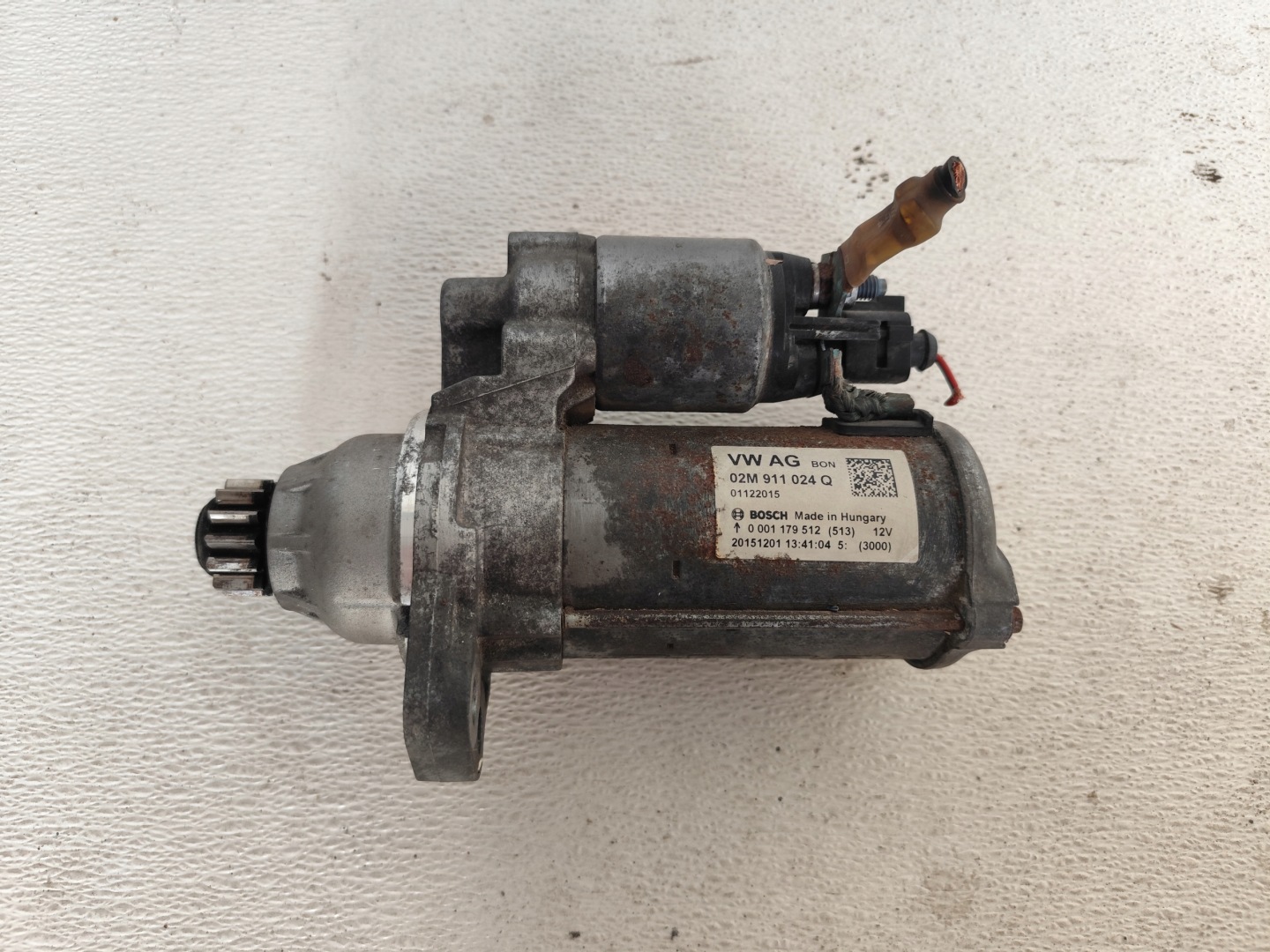 SKODA FABIA III 2015 1.2TSI starter