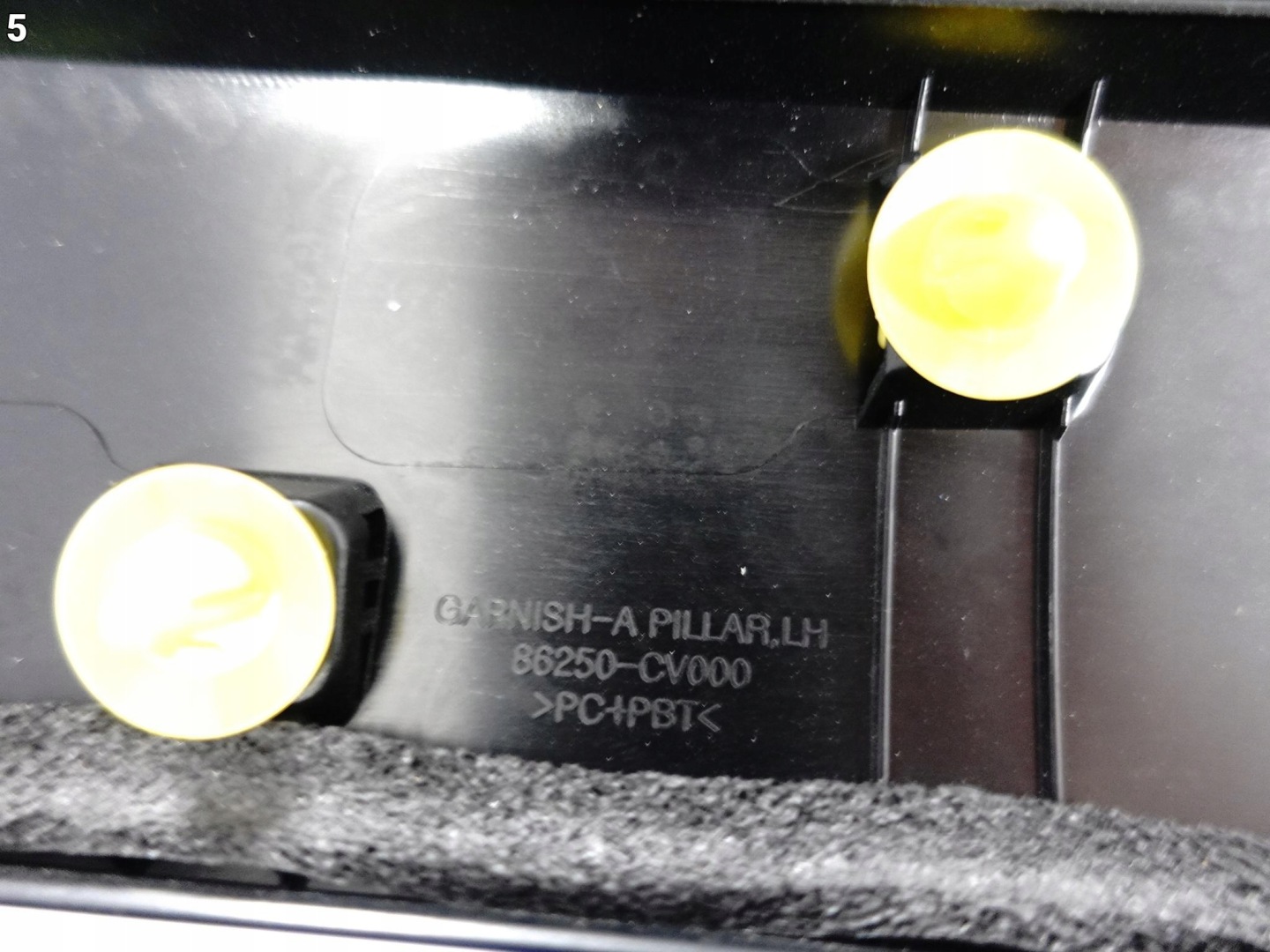KIA EV6 21- moulding cover windows PRZEDNIEJ CZOLOWEJ pillar A left