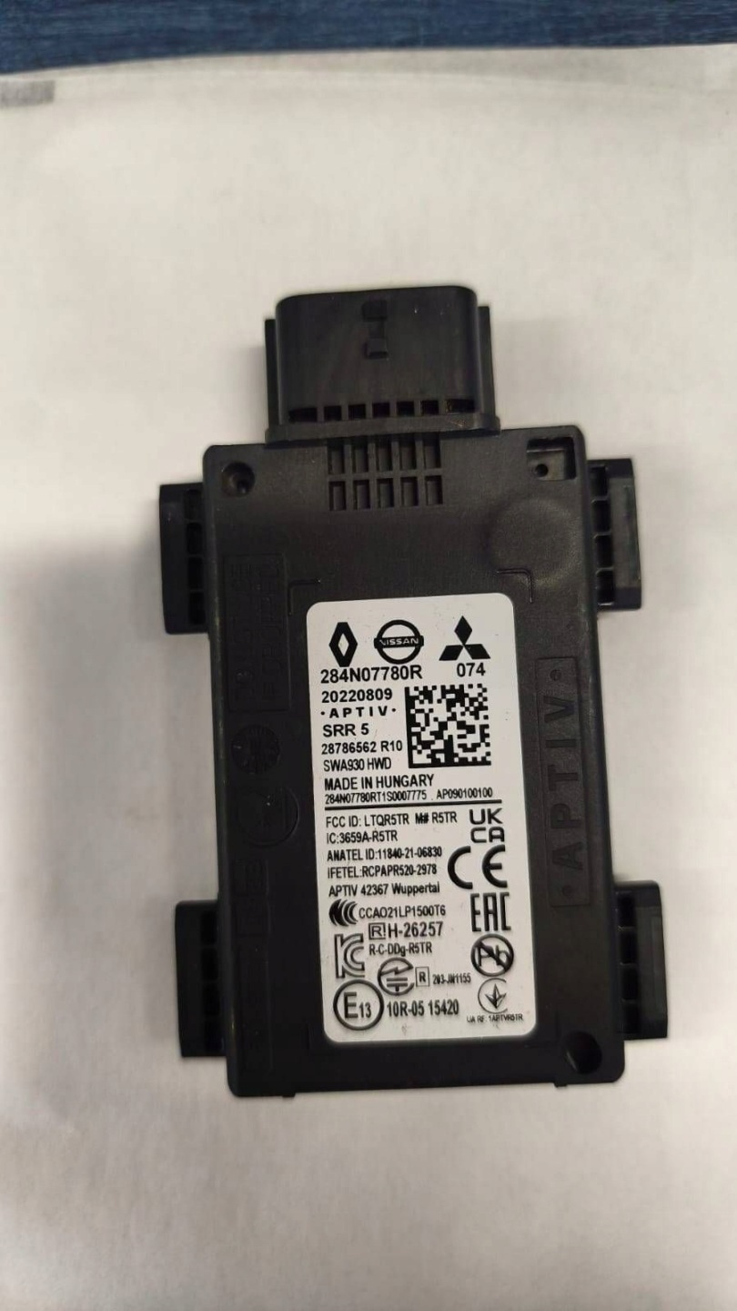 modulo RADAR martwego pola (BSM/BLIS) Megane V AUSTRAL E-Tech 284N07780R