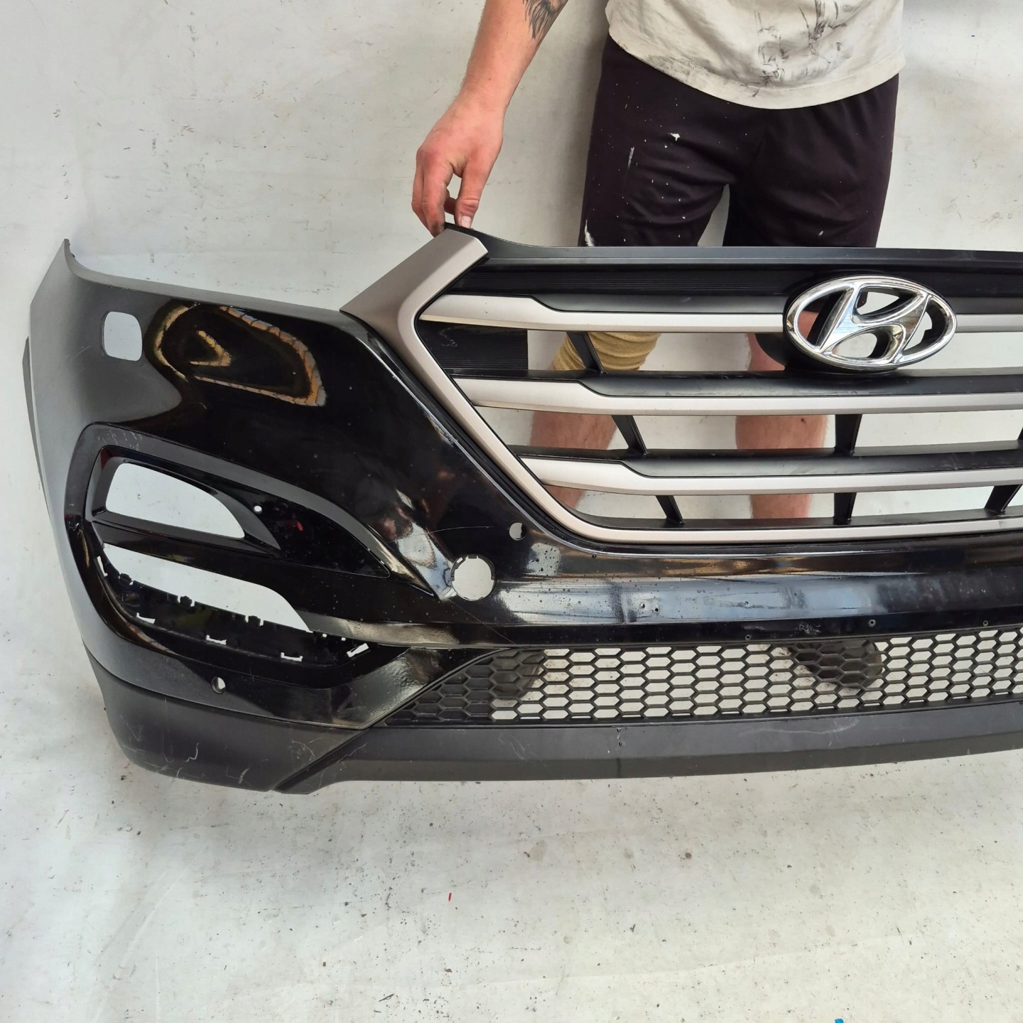 HYUNDAI TUCSON III 15- bumper front front SPR PDC 86511-D7100