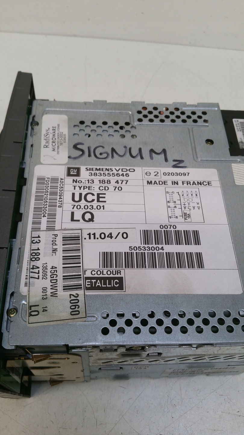 player navi 13188477 Opel Signum