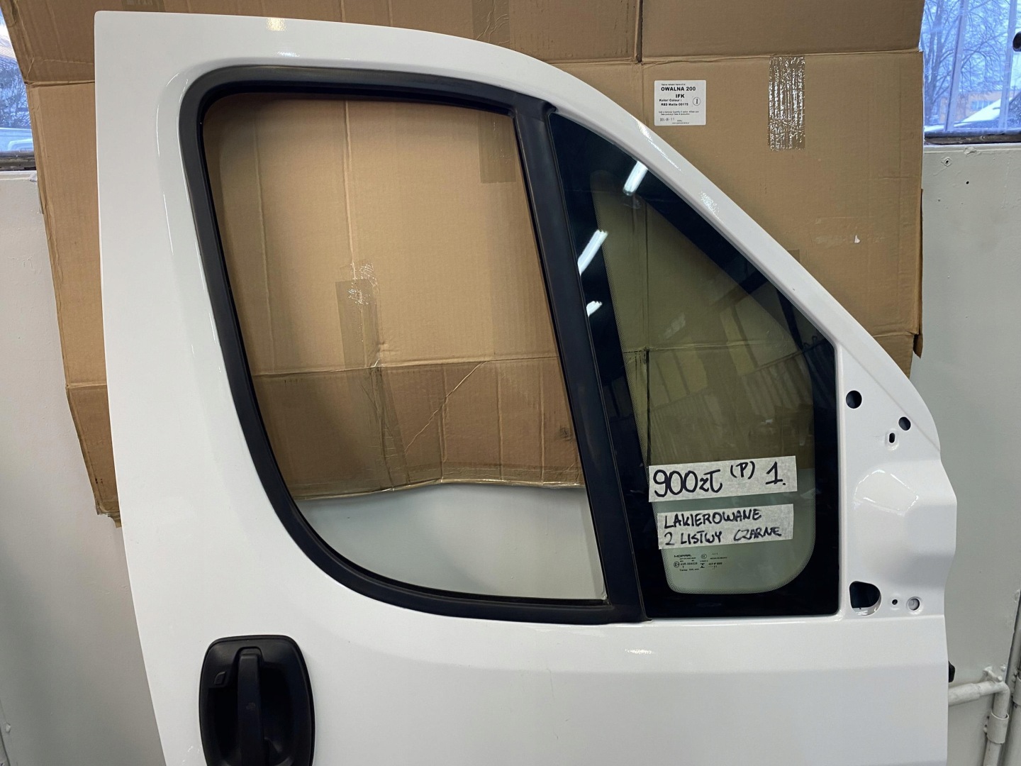 DUCATO BOXER JUMPER 14- door front right BIALE 2 mouldings